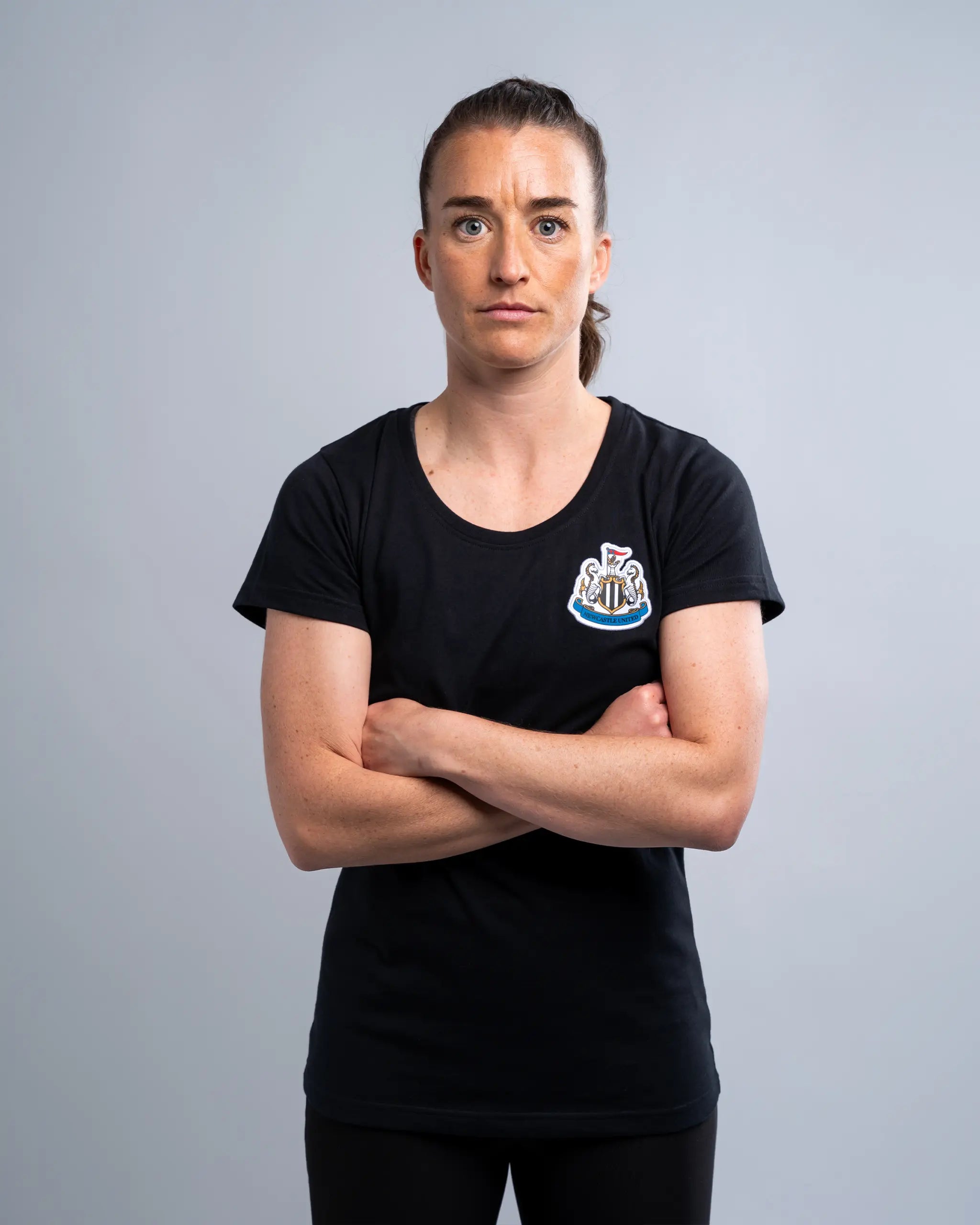 Newcastle United Women's Black Terrace Crest T-Shirt