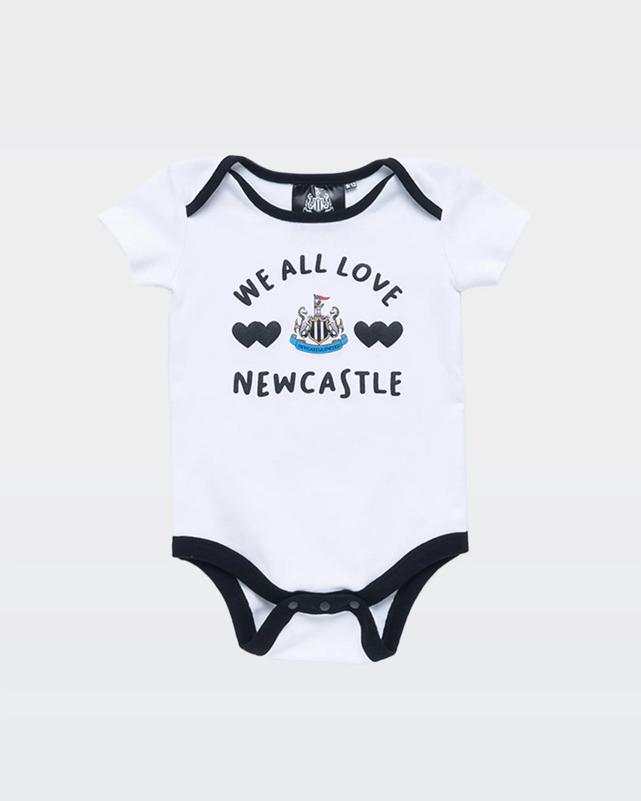 Newcastle United 4 Pack Sleep Suit Set