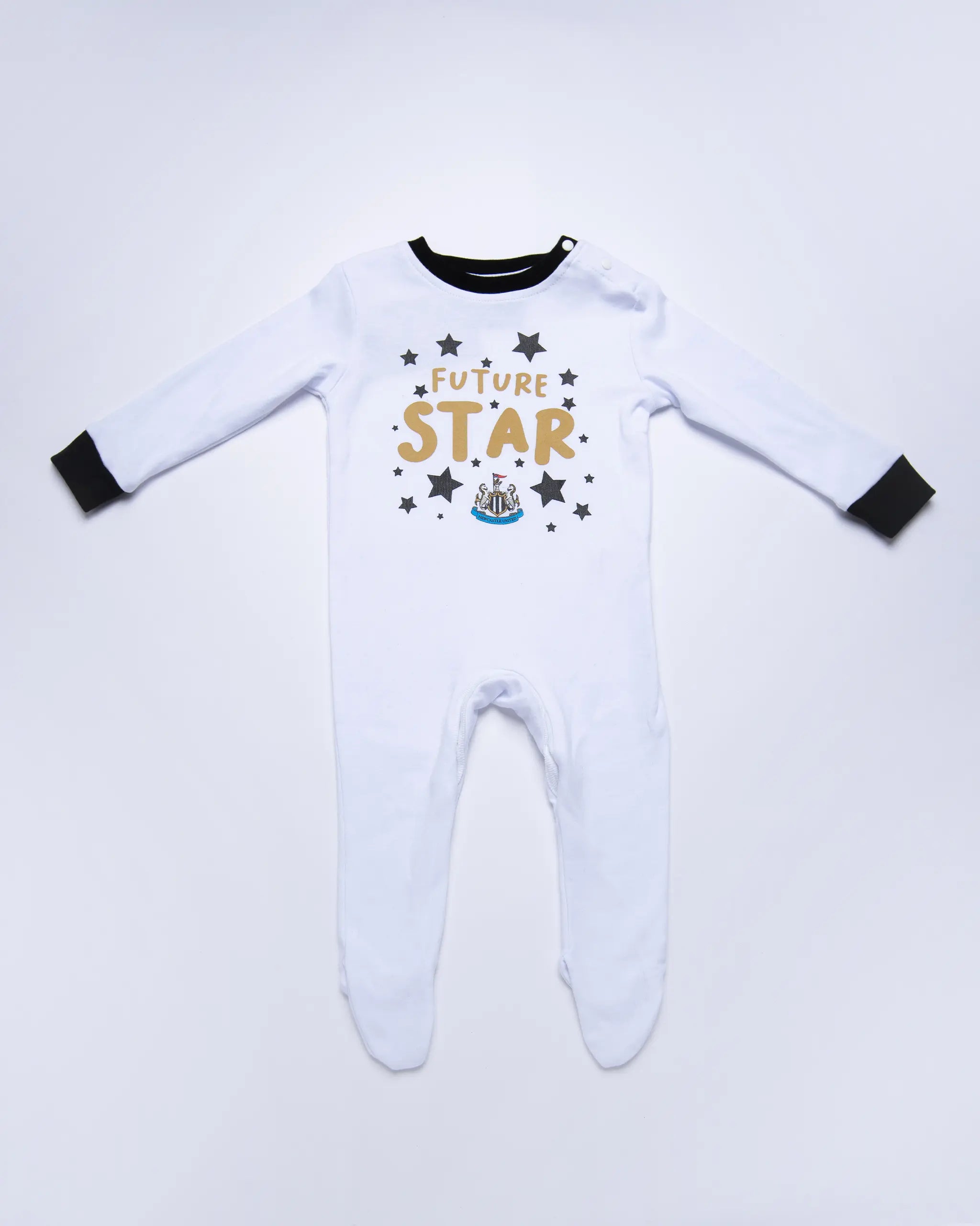 Newcastle United White Single Sleep Suit