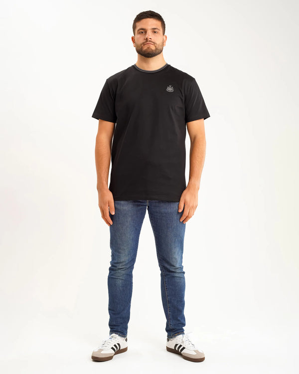 Newcastle United Men's Black Label Black T-Shirt