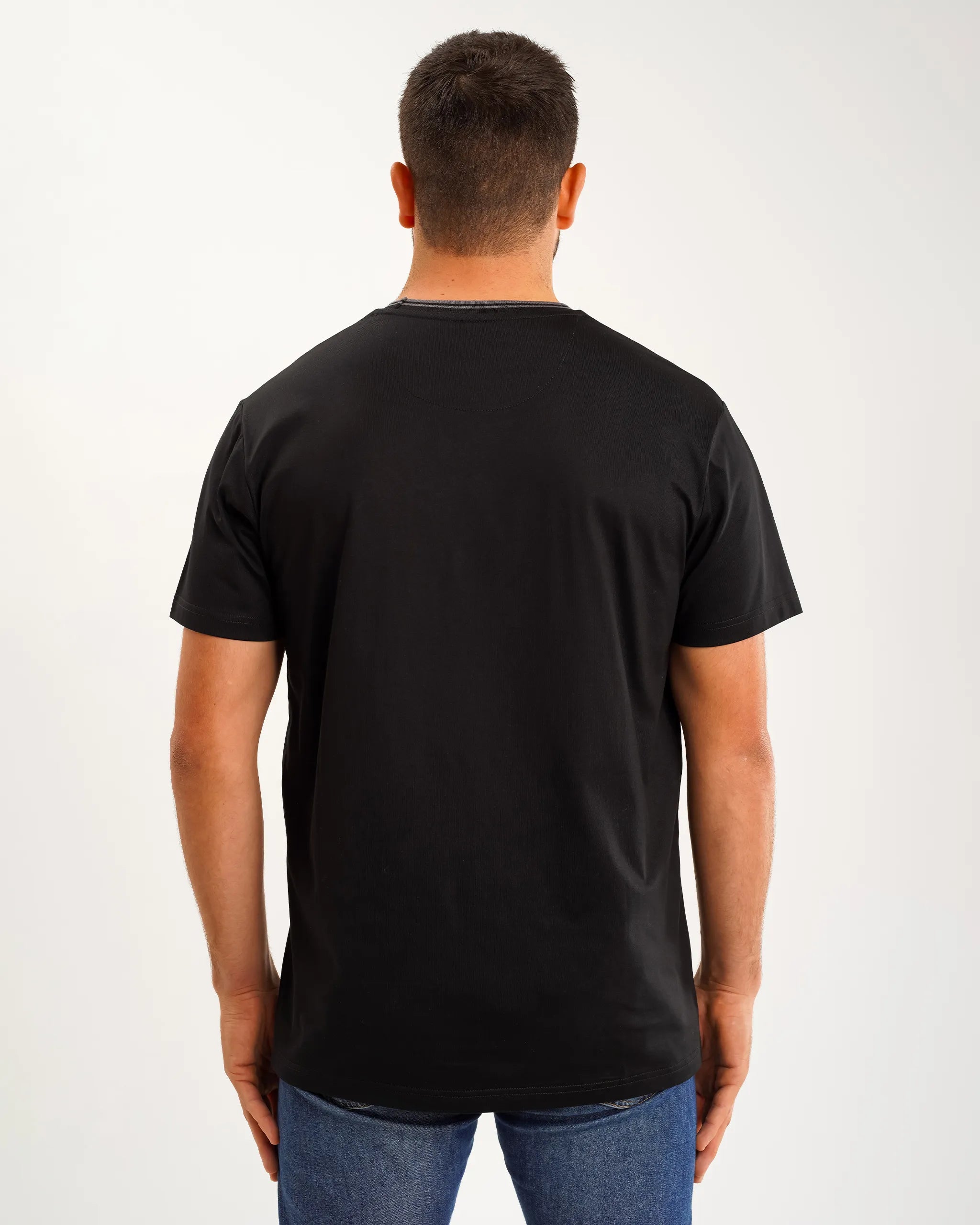 Newcastle United Men's Black Label Black T-Shirt