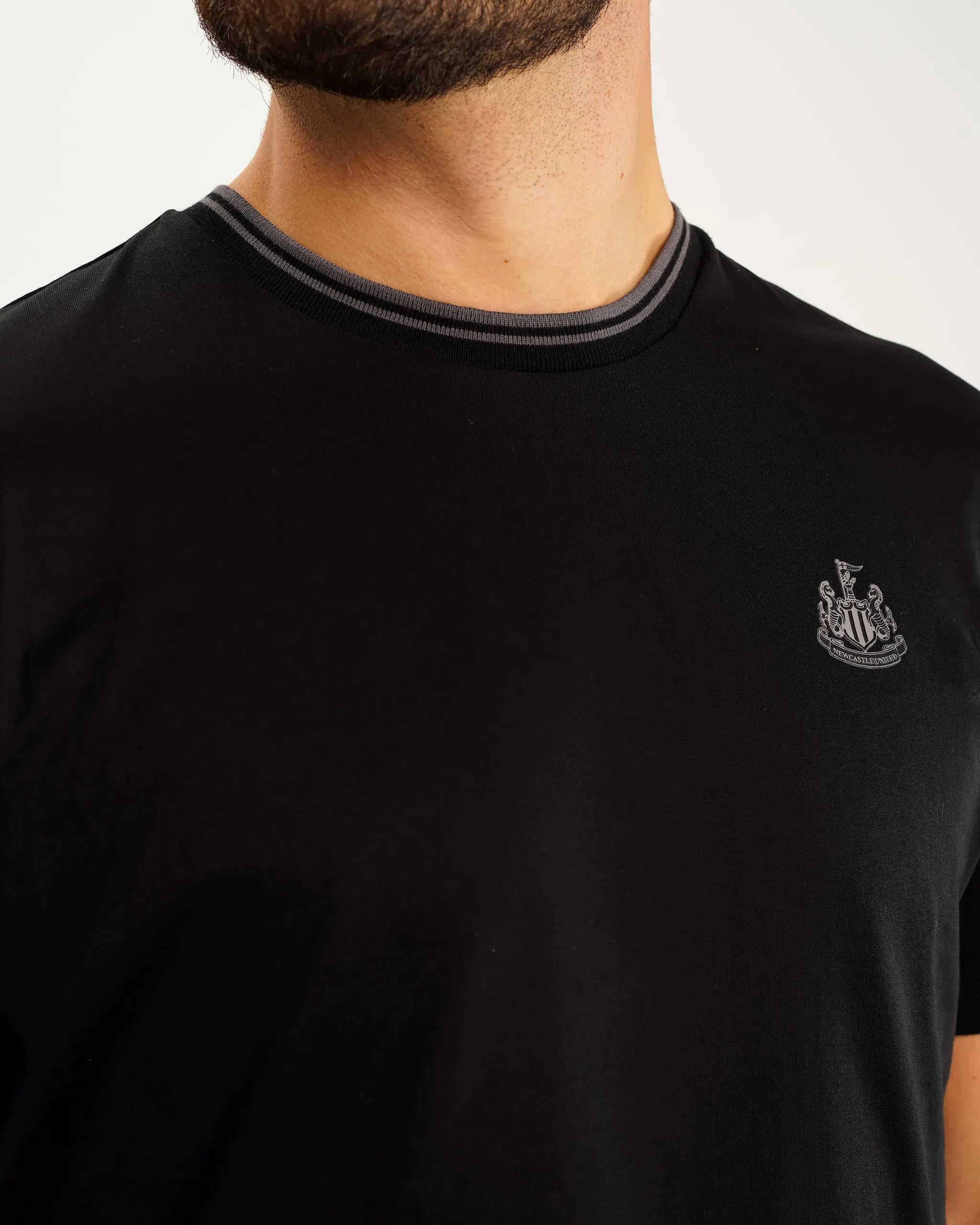 Newcastle United Men's Black Label Black T-Shirt