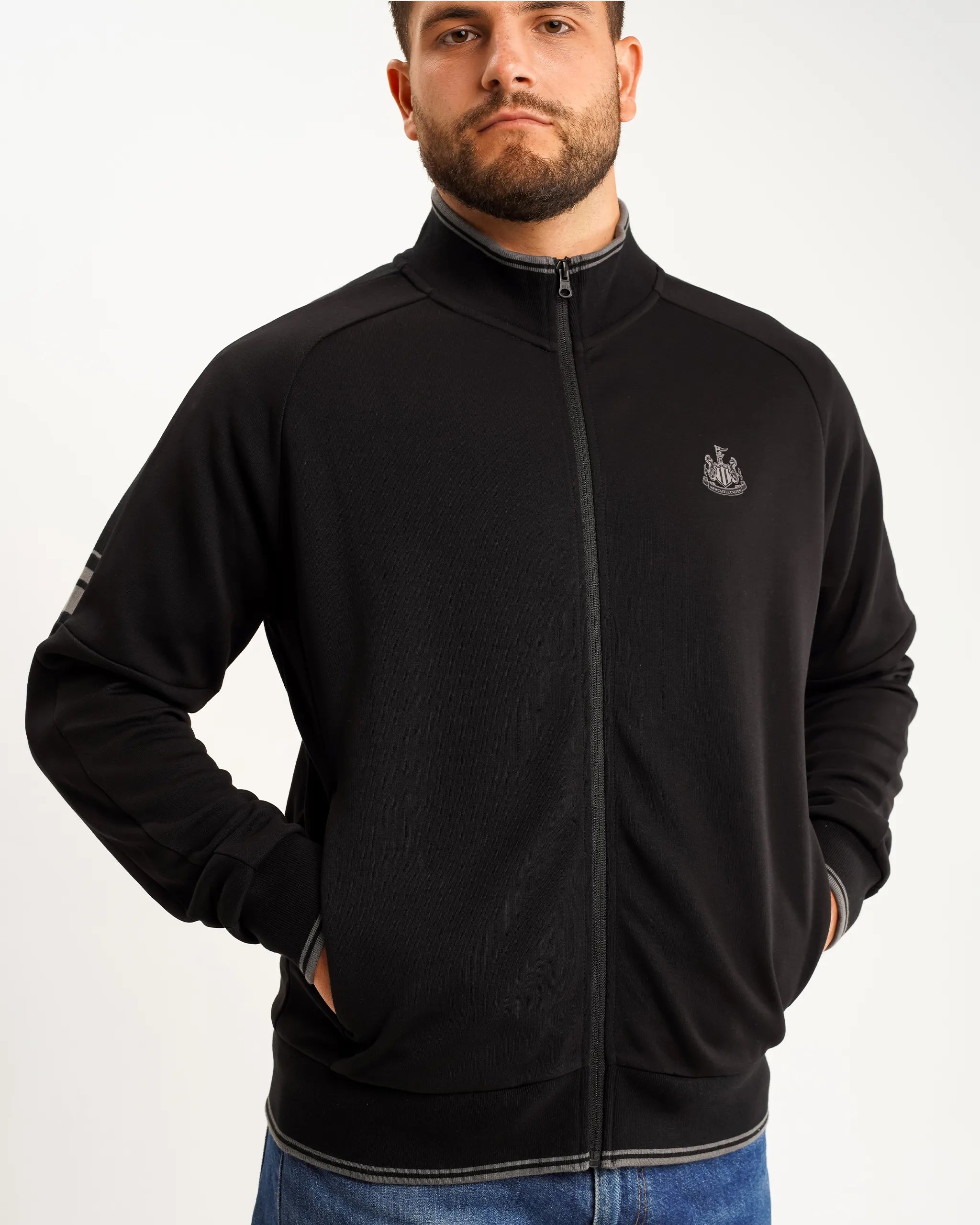 Newcastle United Men's Black Label Track Top