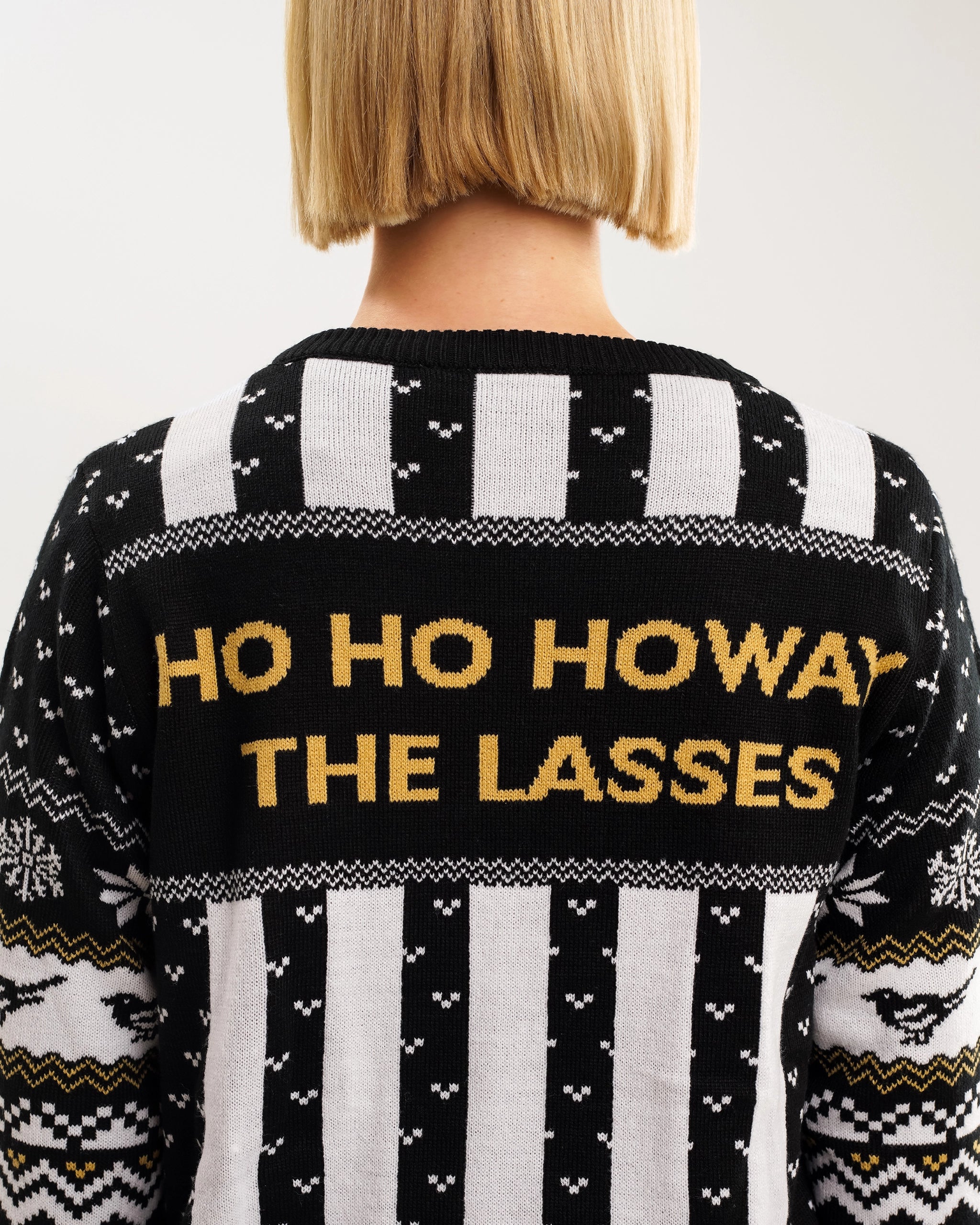 Newcastle United Howay The Lasses Christmas Jumper