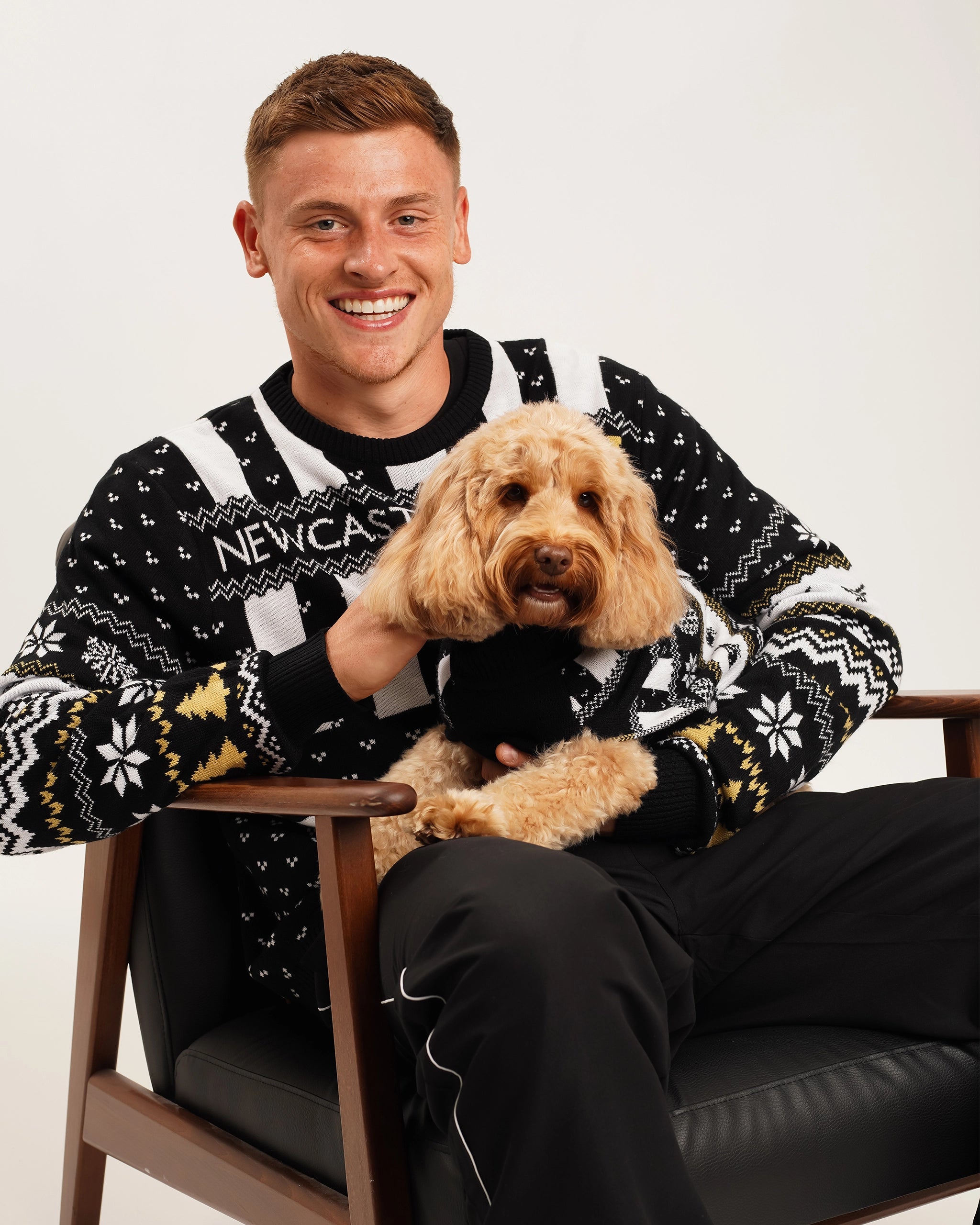 Newcastle United Dogs Christmas Jumper