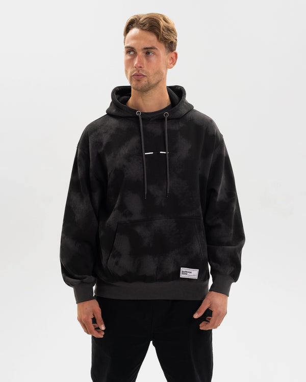 Newcastle United Graphic Charcoal Washed Hoodie