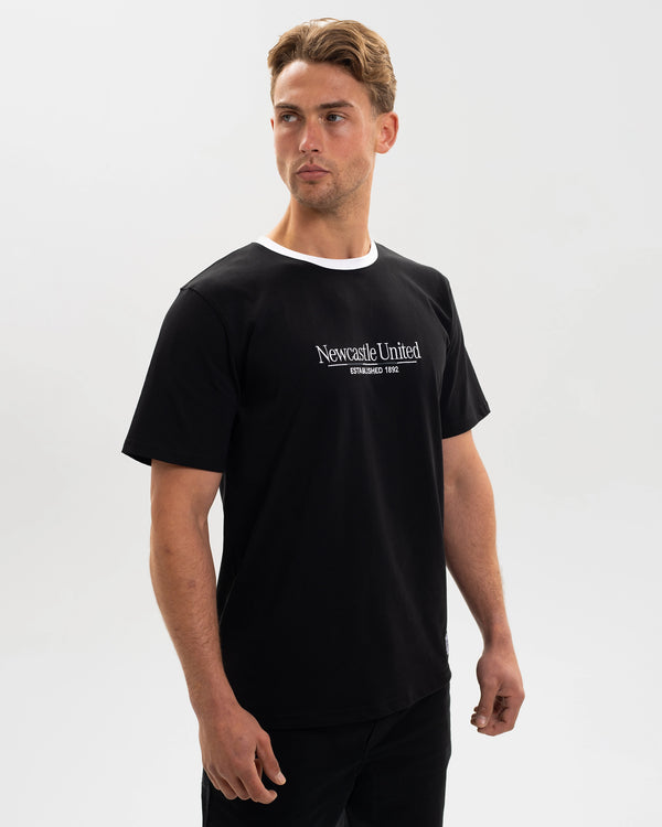 Newcastle United St. James' Park Black Graphic T-Shirt