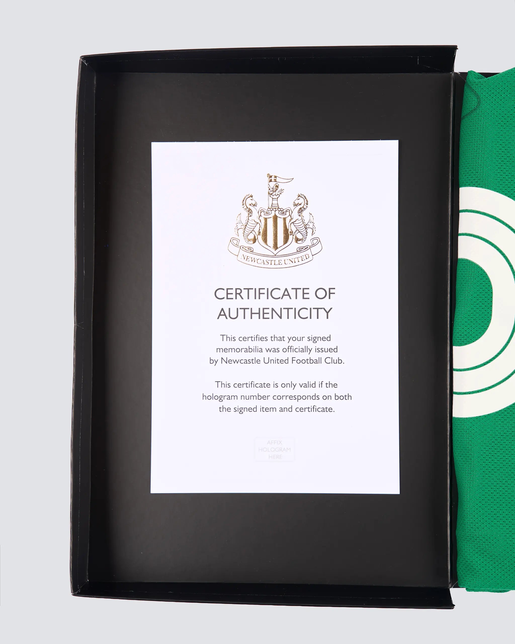 Newcastle United WISSA 25/26 Boxed Signed Away Shirt