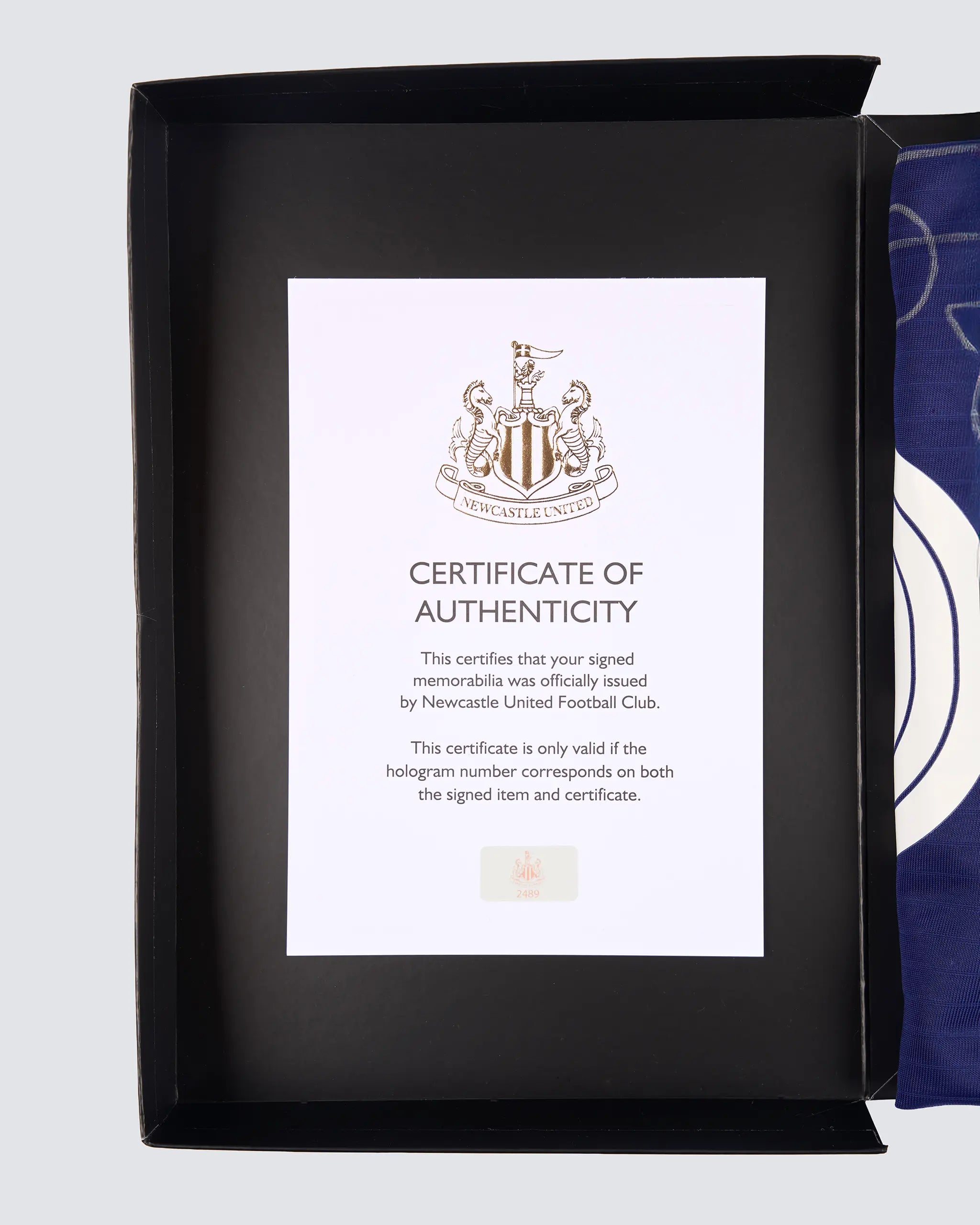 Newcastle United WISSA 25/26 Boxed Signed Third Shirt