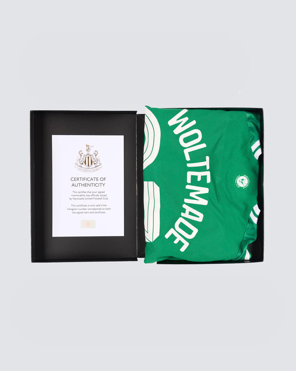 Newcastle United WOLTEMADE 25/26 Boxed Signed Away Shirt