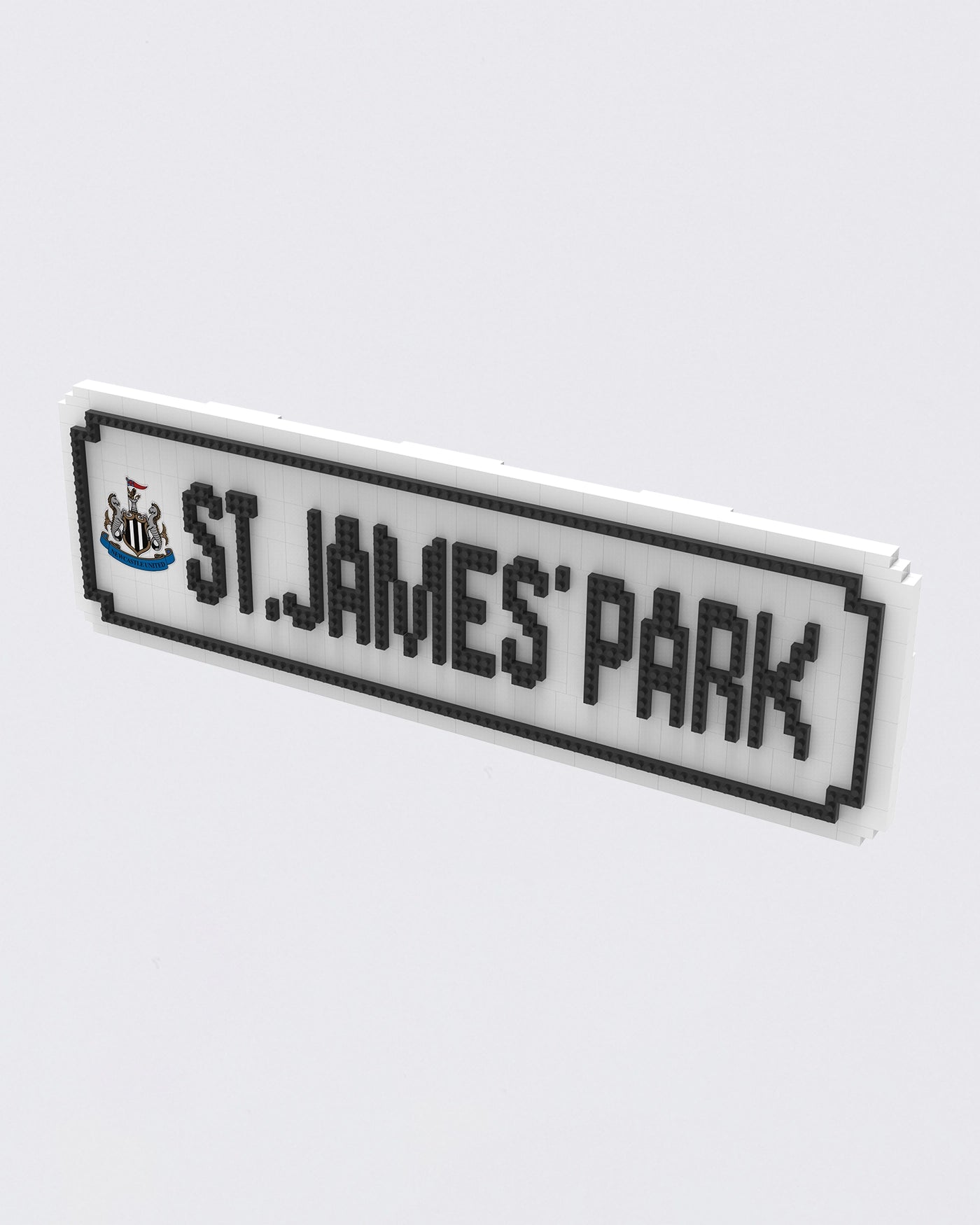 Newcastle United BRXLZ 3D Street Sign