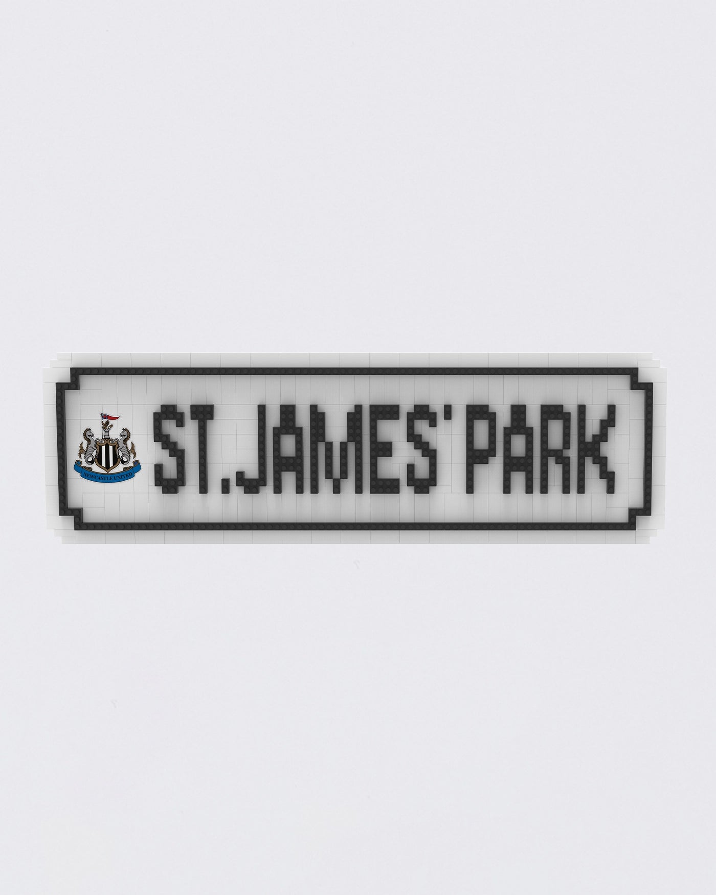 Newcastle United BRXLZ 3D Street Sign