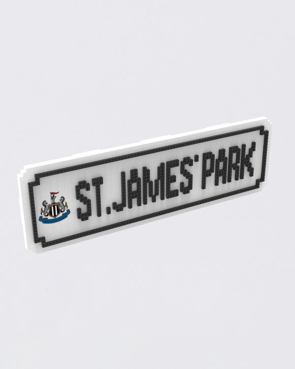 Newcastle United BRXLZ 3D Street Sign