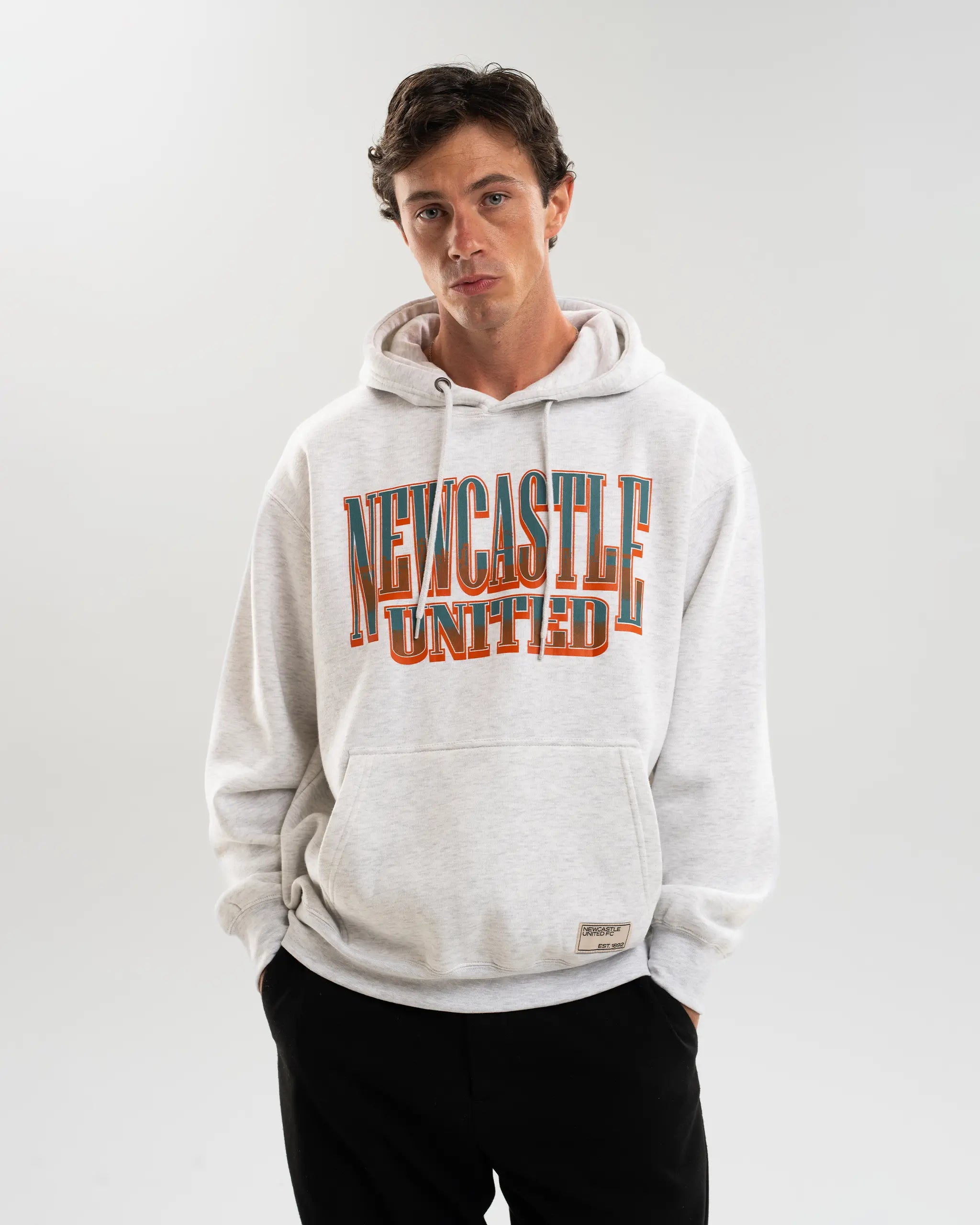 Newcastle United Grey Graphic Hoodie