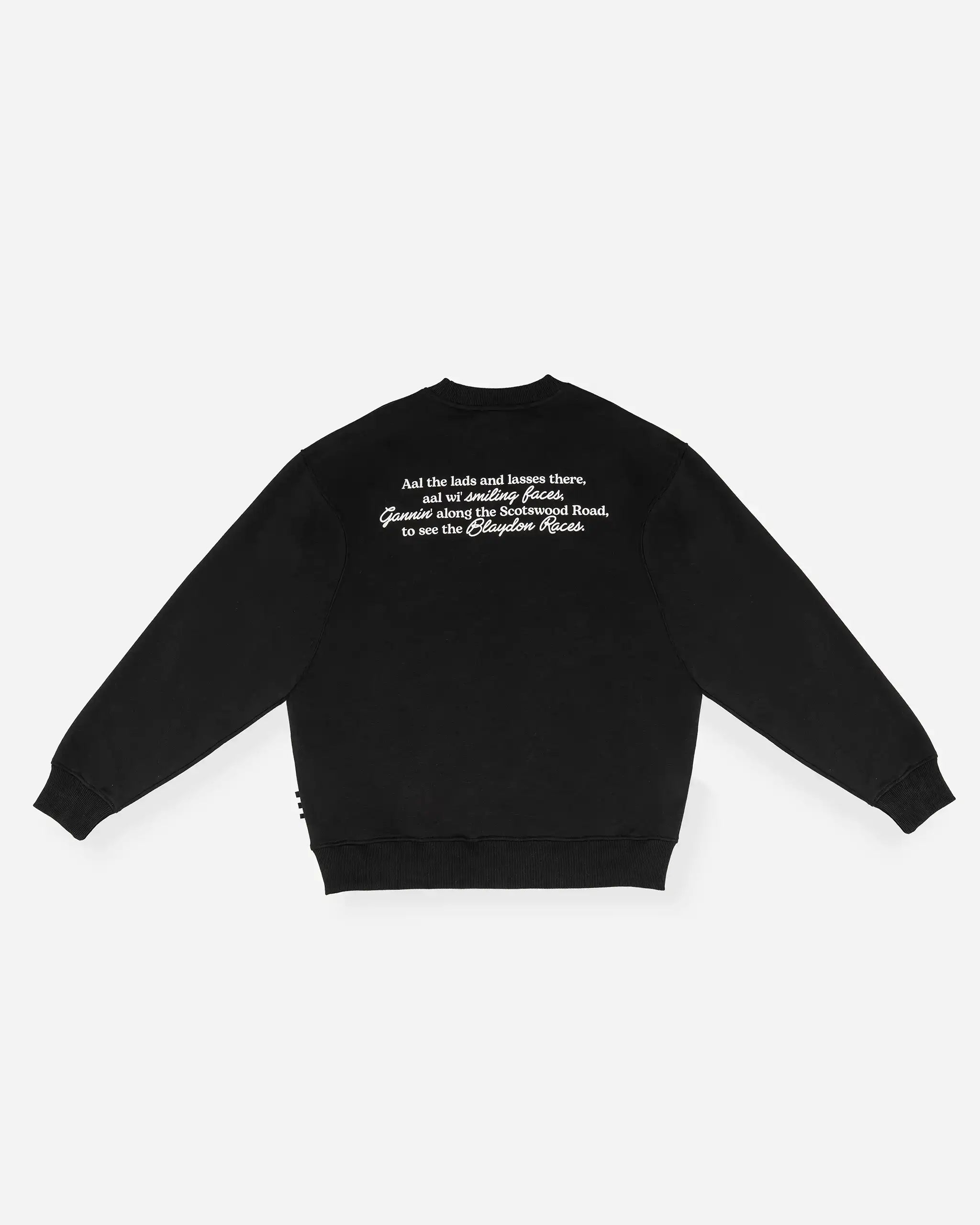 Newcastle United Men's Blaydon Races Black Sweatshirt