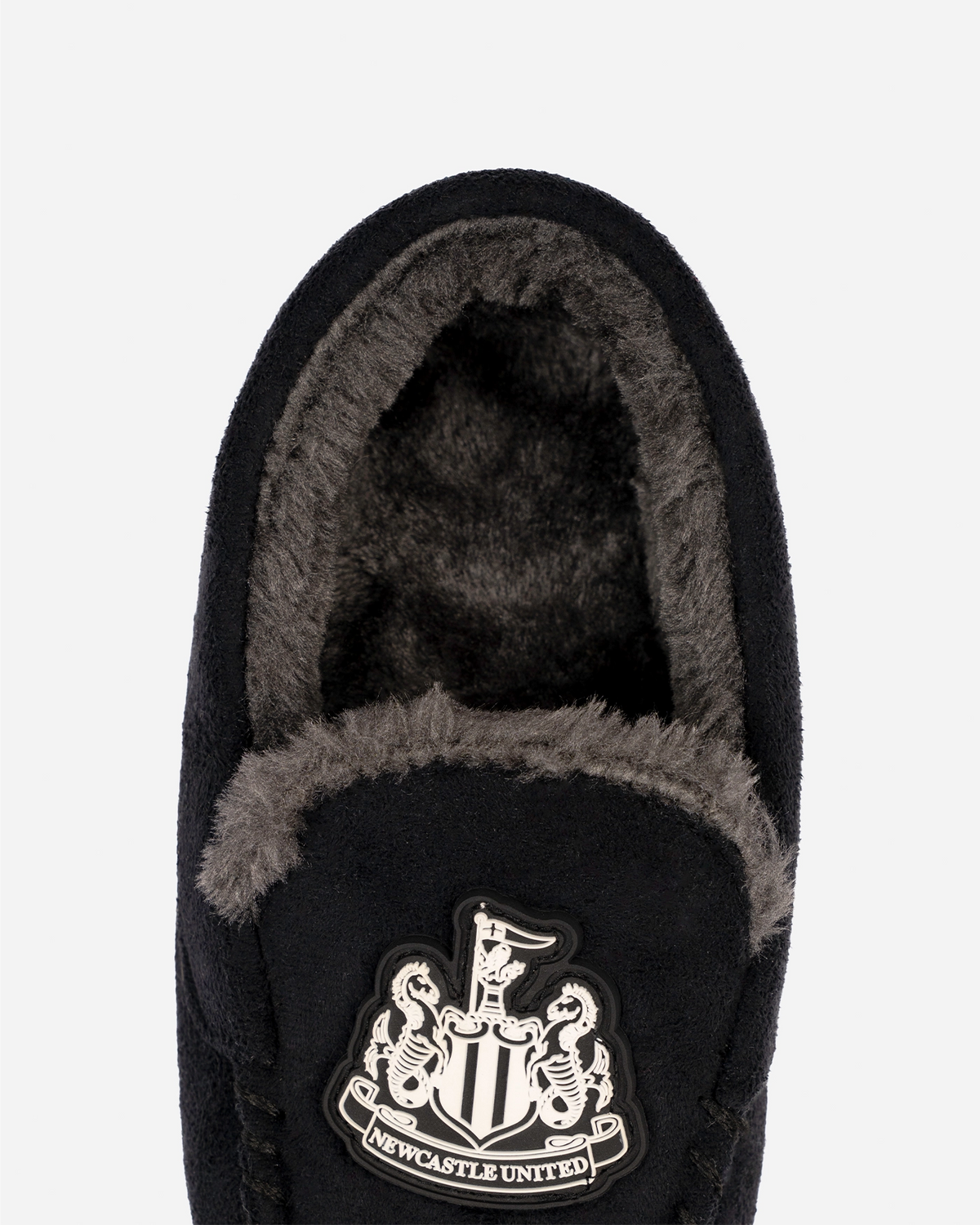 Newcastle United Youth's Black Moccasin Slippers