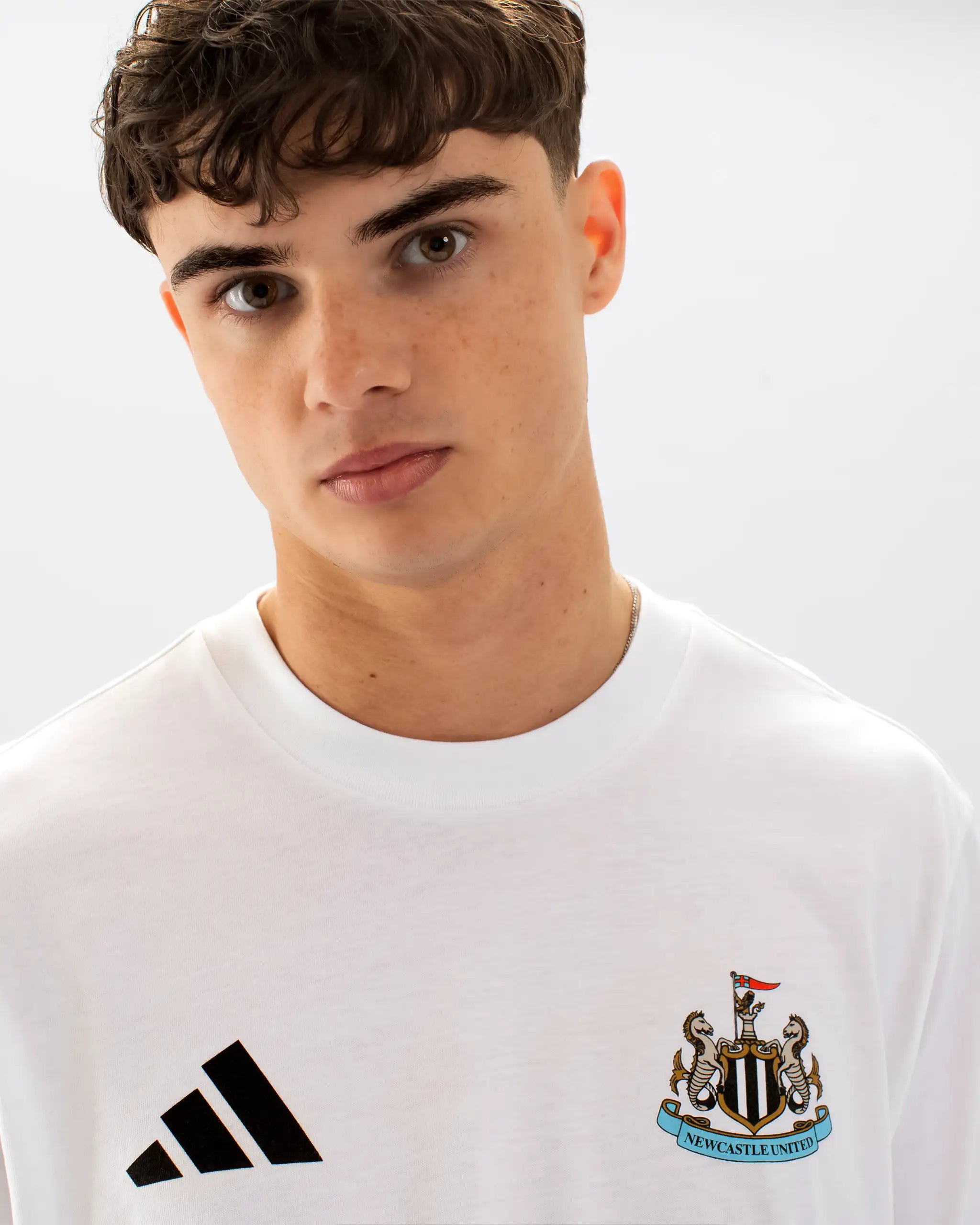 Newcastle United adidas White Stadium T-Shirt