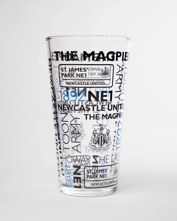 Newcastle United Toon Army Pint Glass