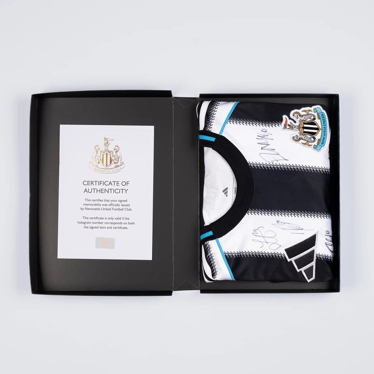 Newcastle United 25/26 Boxed Signed Home Shirt - Full Squad