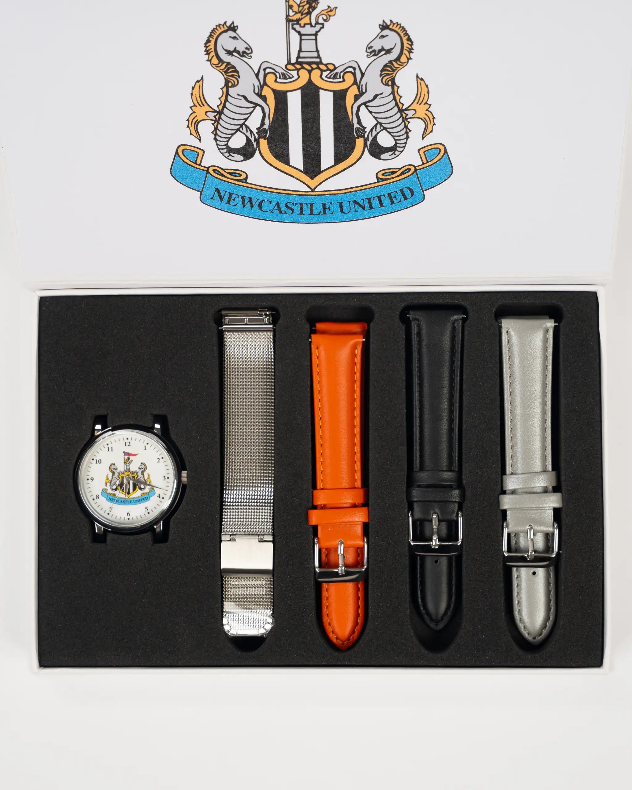 Newcastle United Silver Watch with Interchangable Straps