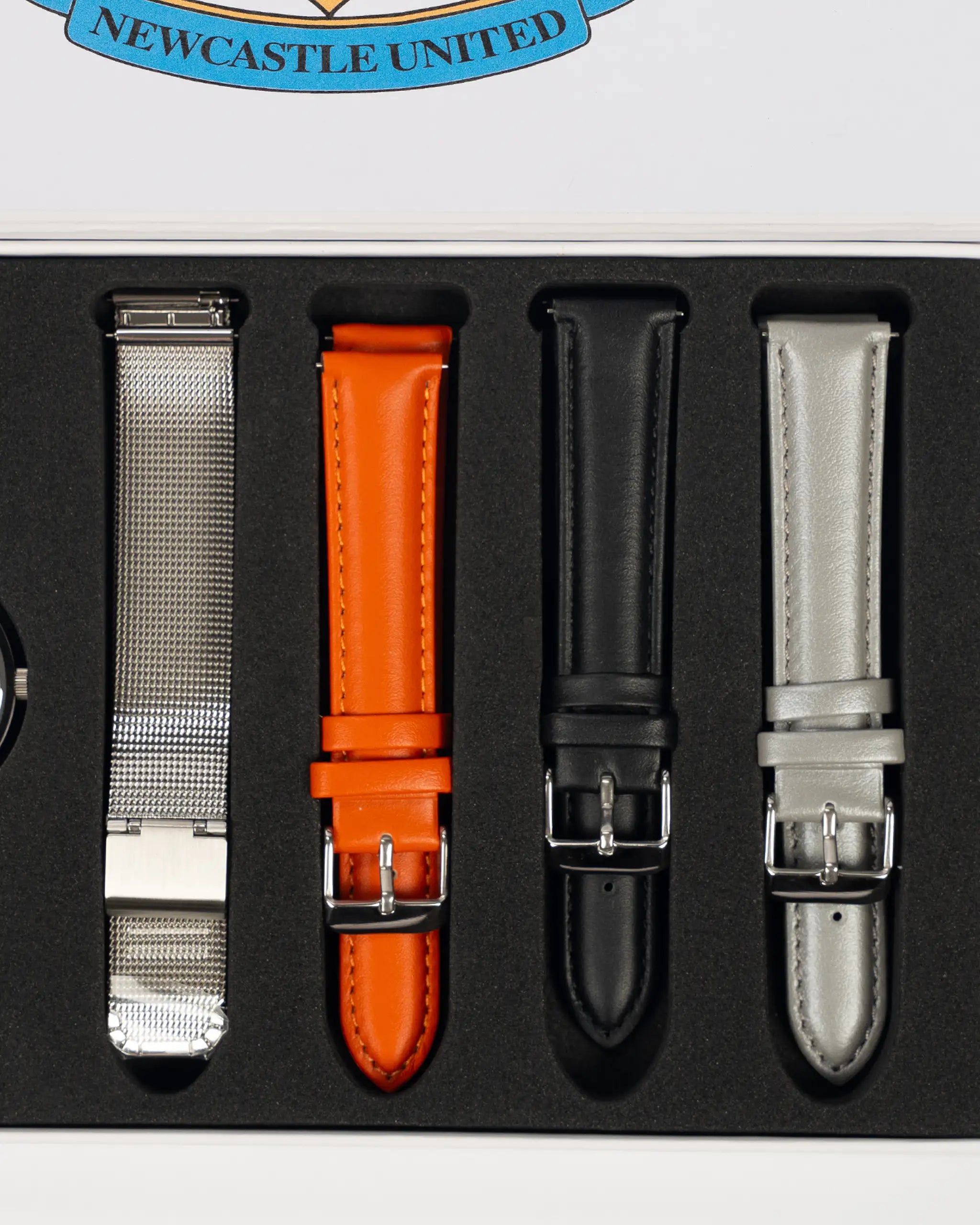 Newcastle United Silver Watch with Interchangable Straps