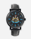 Newcastle United Black Leather Watch