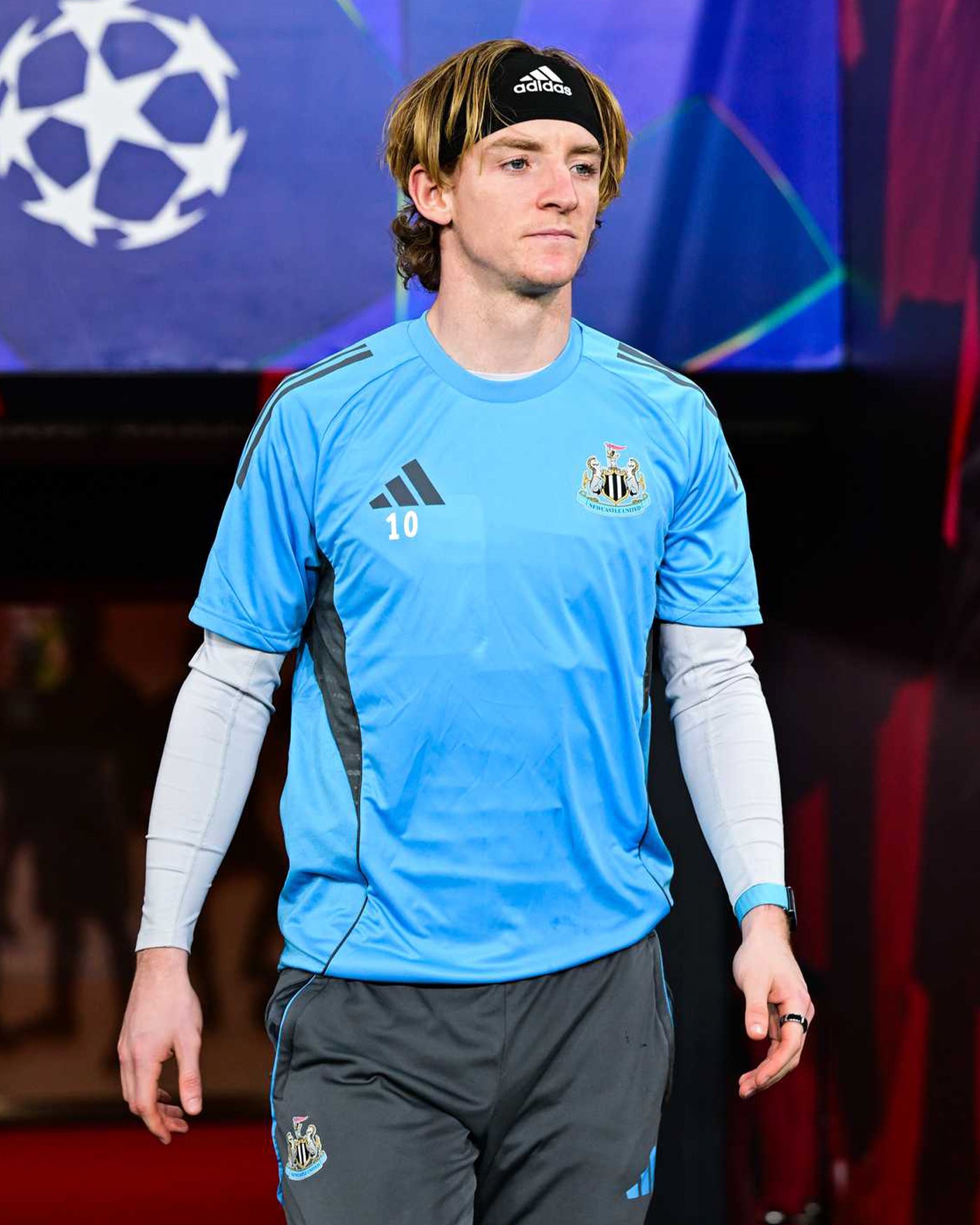 Newcastle United adidas 25/26 Players Range Blue Shirt