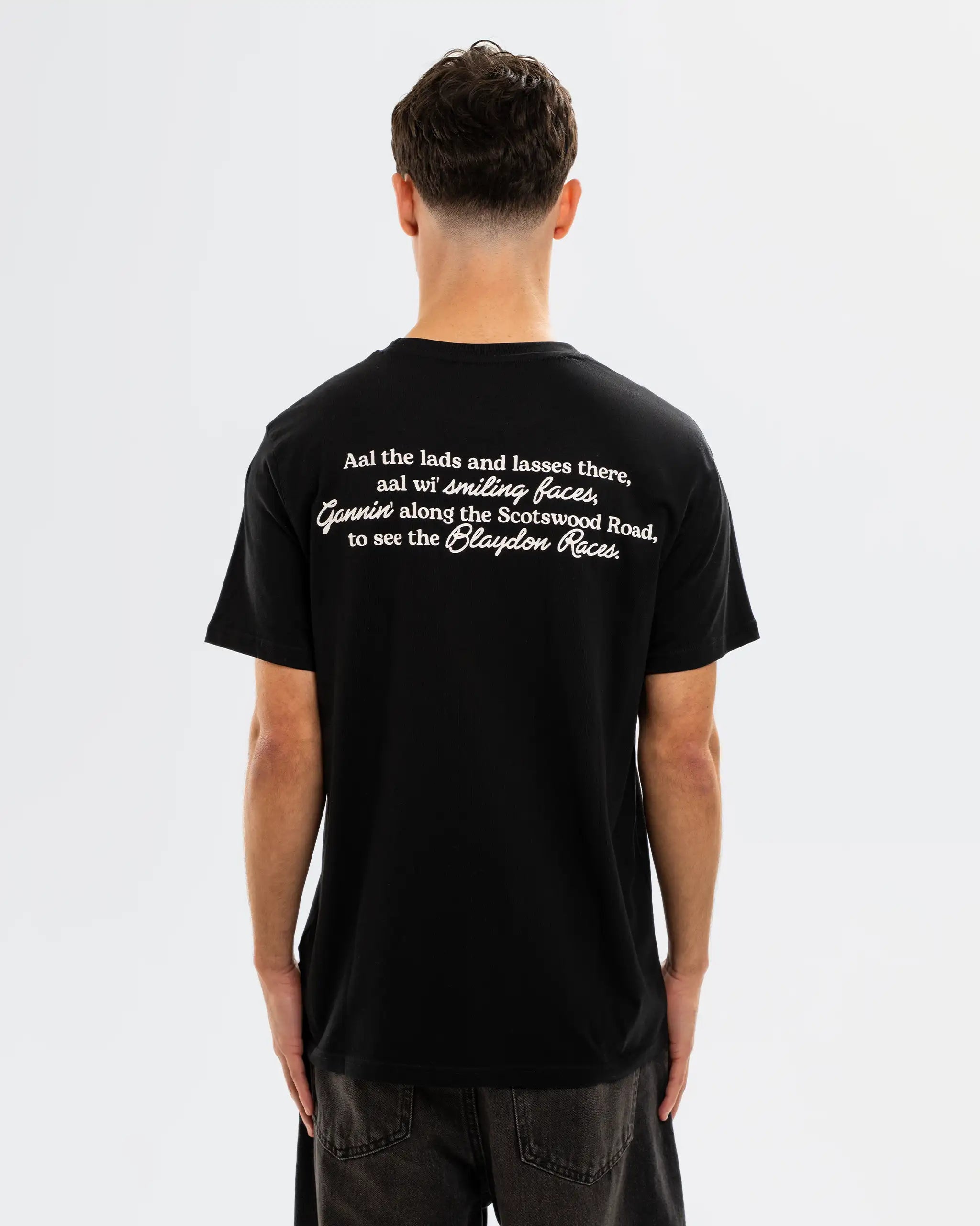 Newcastle United Men's Blaydon Races Black T-Shirt