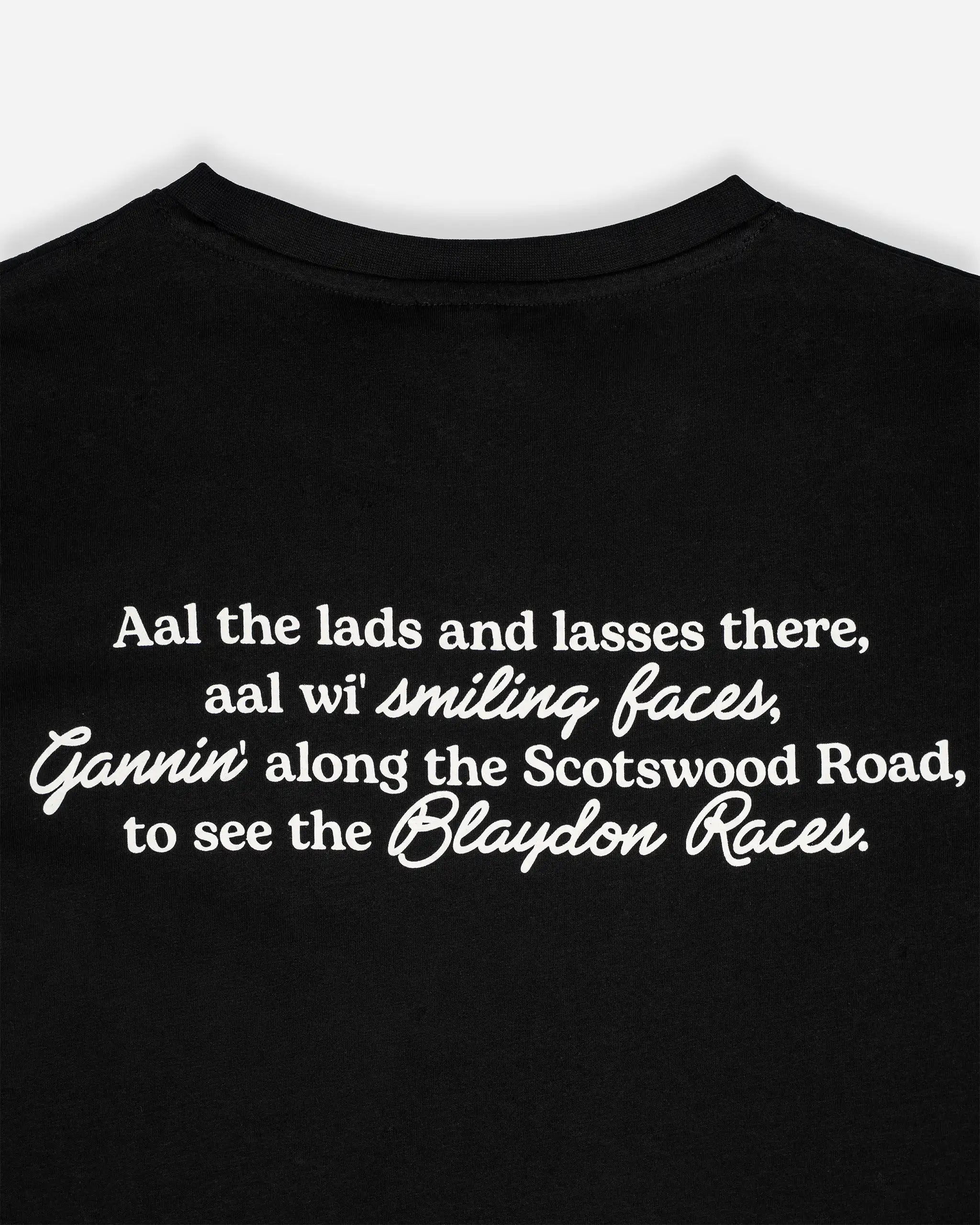 Newcastle United Men's Blaydon Races Black T-Shirt