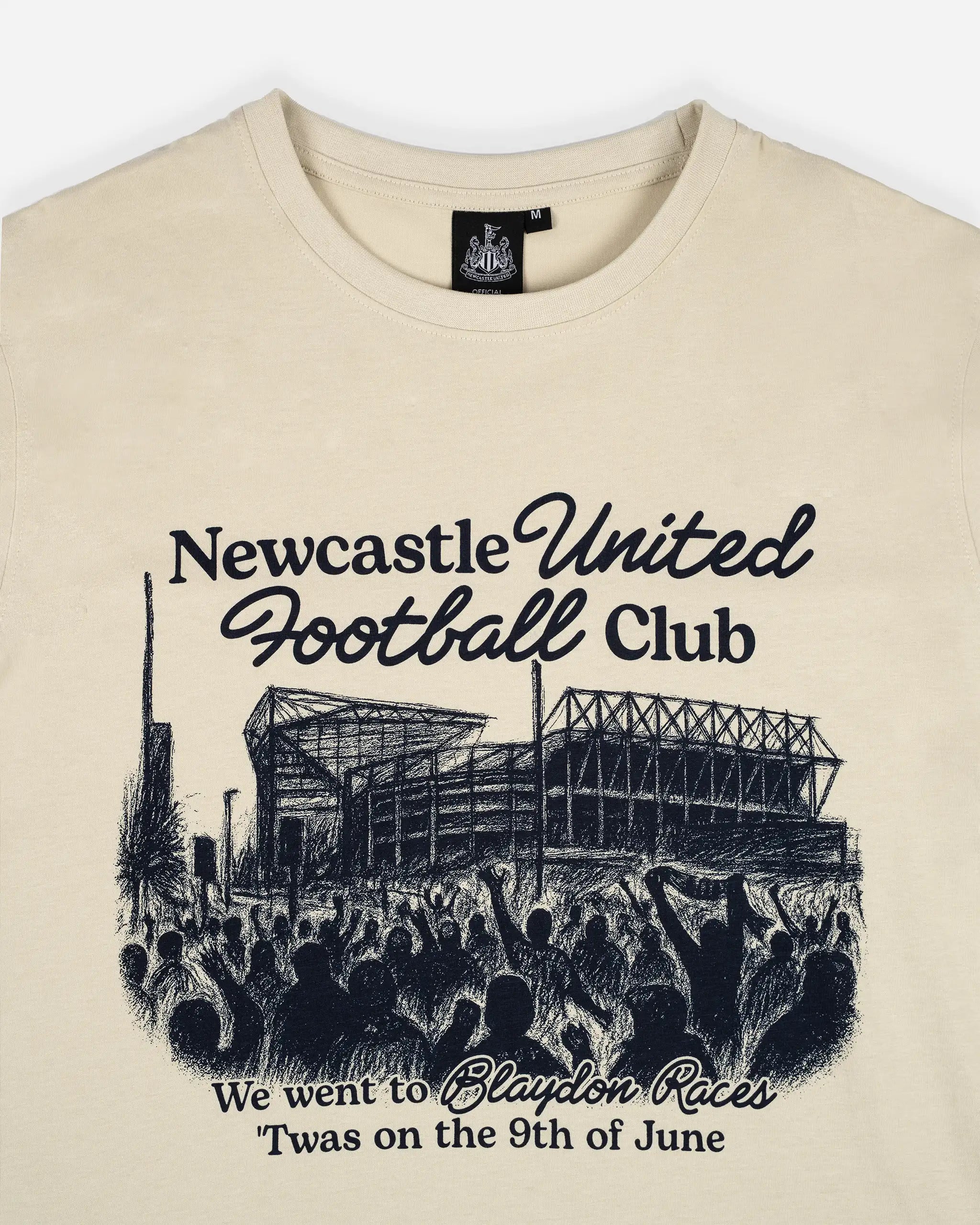 Newcastle United Men's Blaydon Races Sand T-Shirt
