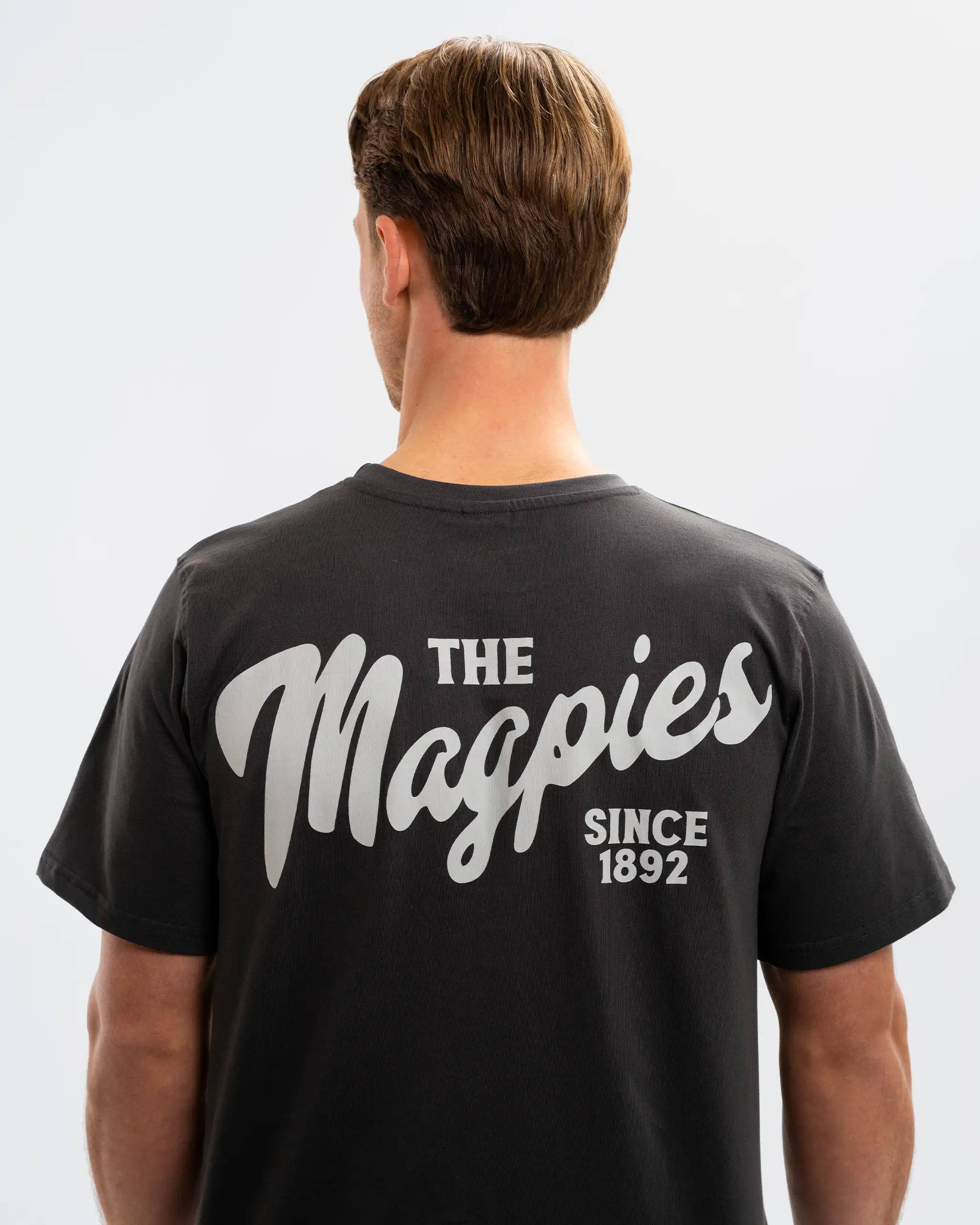 Newcastle United Men's Charcoal Magpies T-Shirt