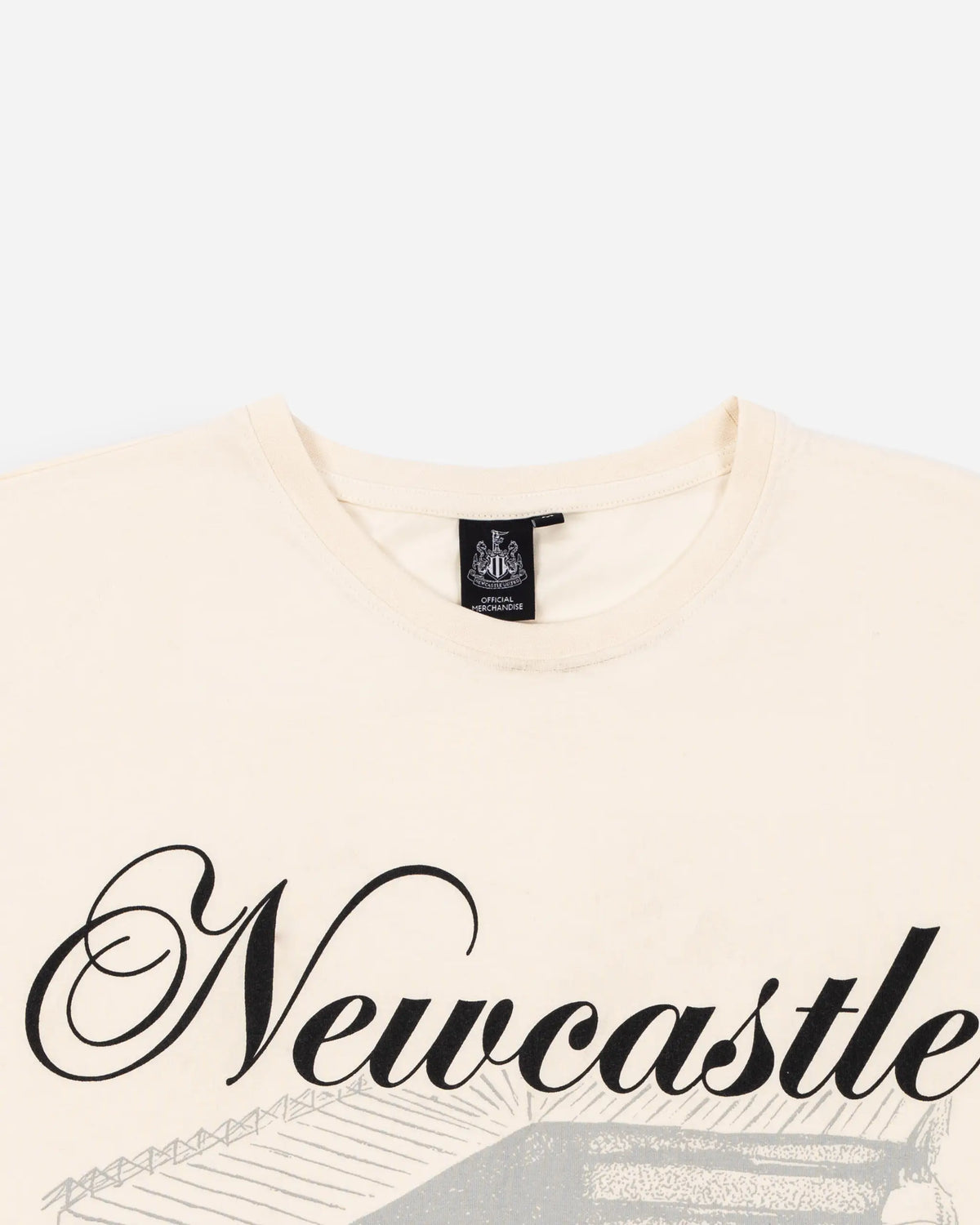 Newcastle United Men's Off-White Stadium T-Shirt