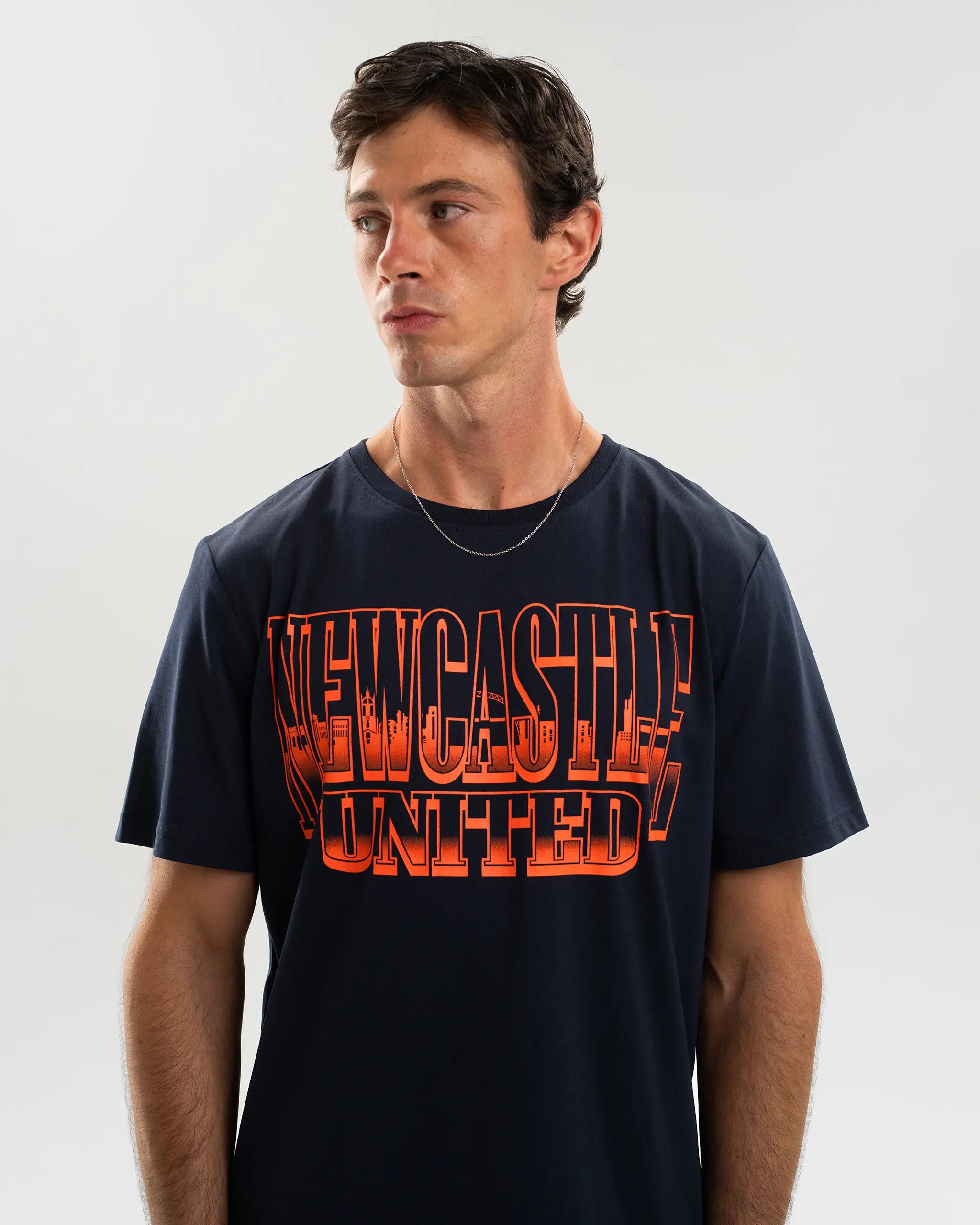 Newcastle United Navy Graphic T-Shirt