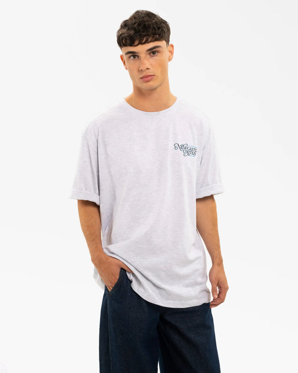 Newcastle United Men's Grey NUFC Adore Graphic T-Shirt