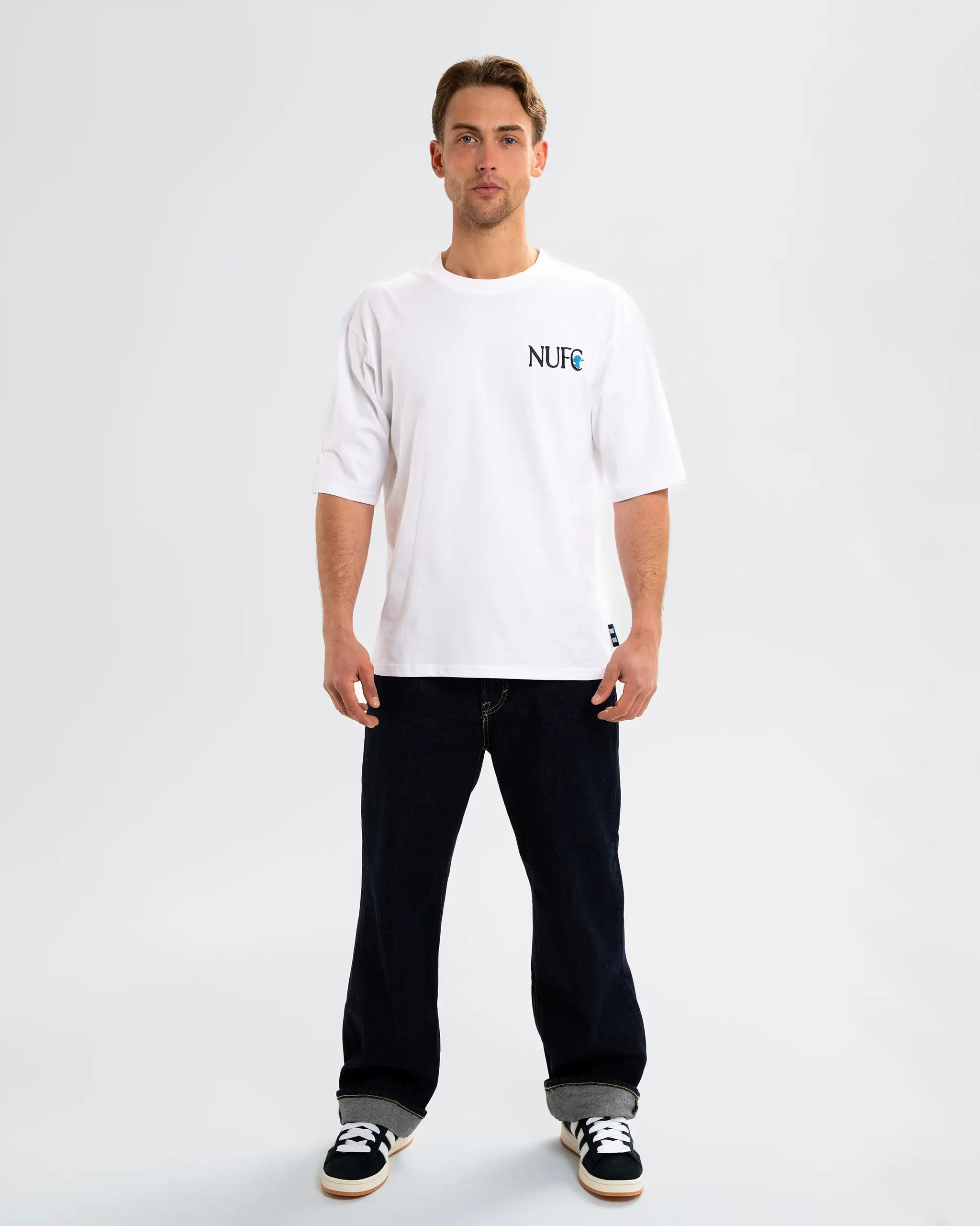 Newcastle United Men's White Magpie T-Shirt