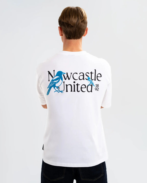 Newcastle United Men's White Magpie T-Shirt