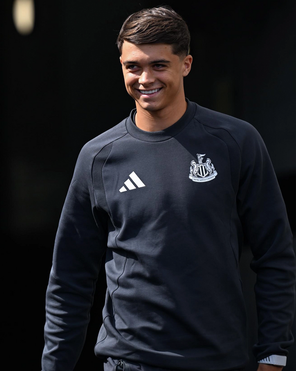 Newcastle United adidas Tiro Travel Grey Sweatshirt