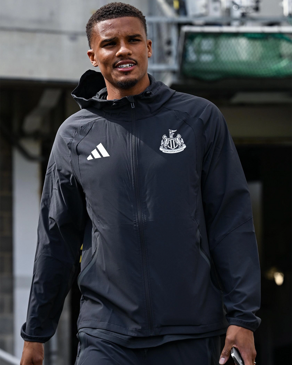 Newcastle United adidas Tiro Travel Grey Windbreaker
