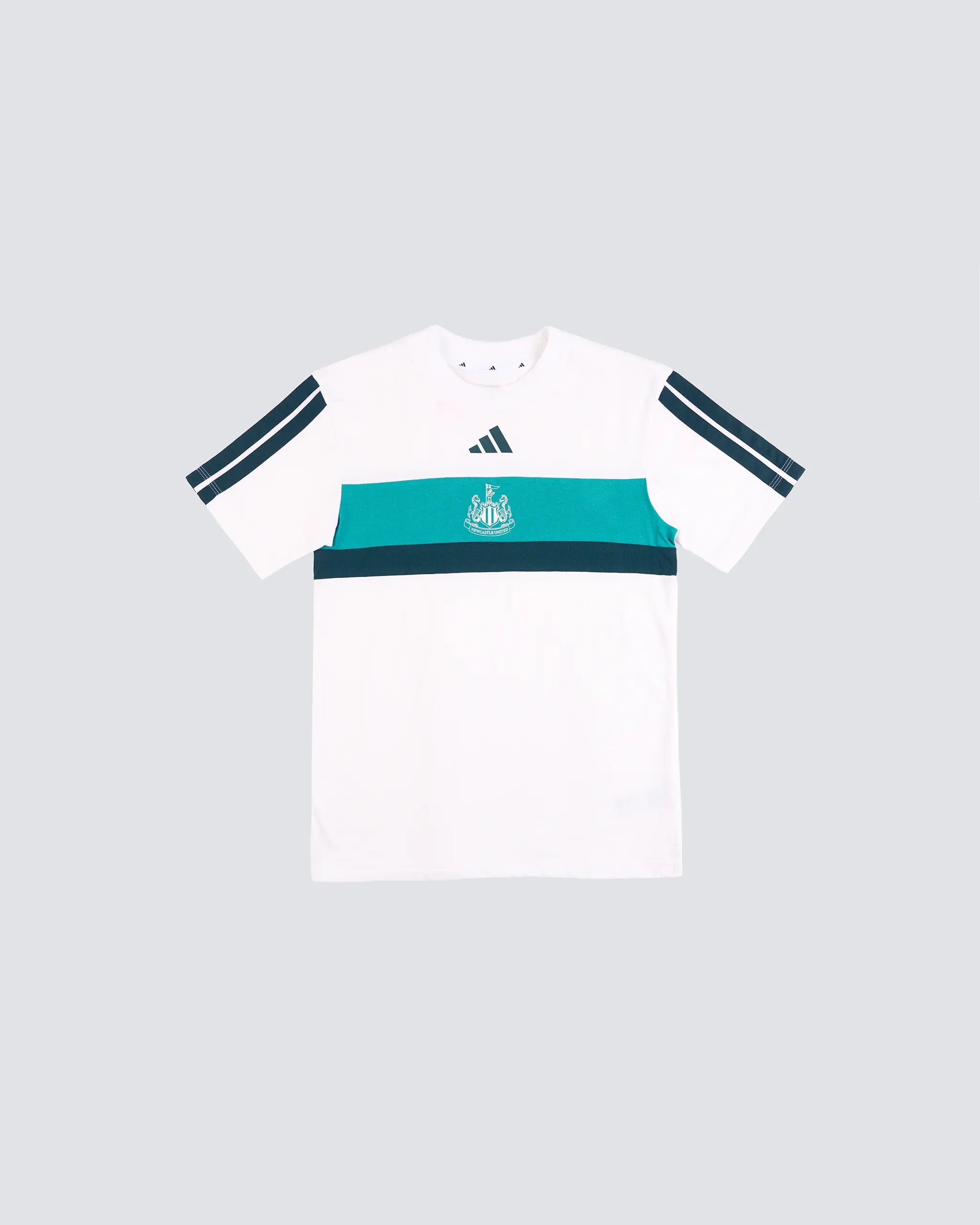 Newcastle United adidas Kid's White and Teal T-Shirt