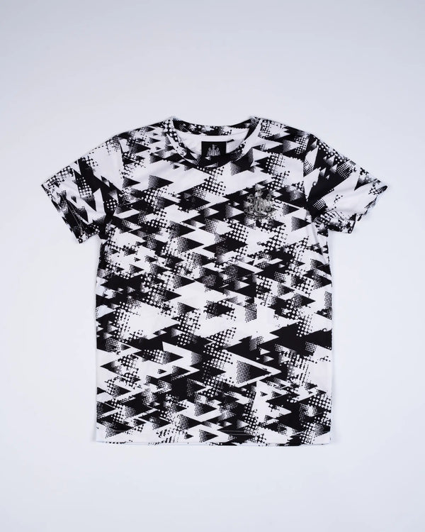 Newcastle United Kids' White Camo Sublimated T-Shirt