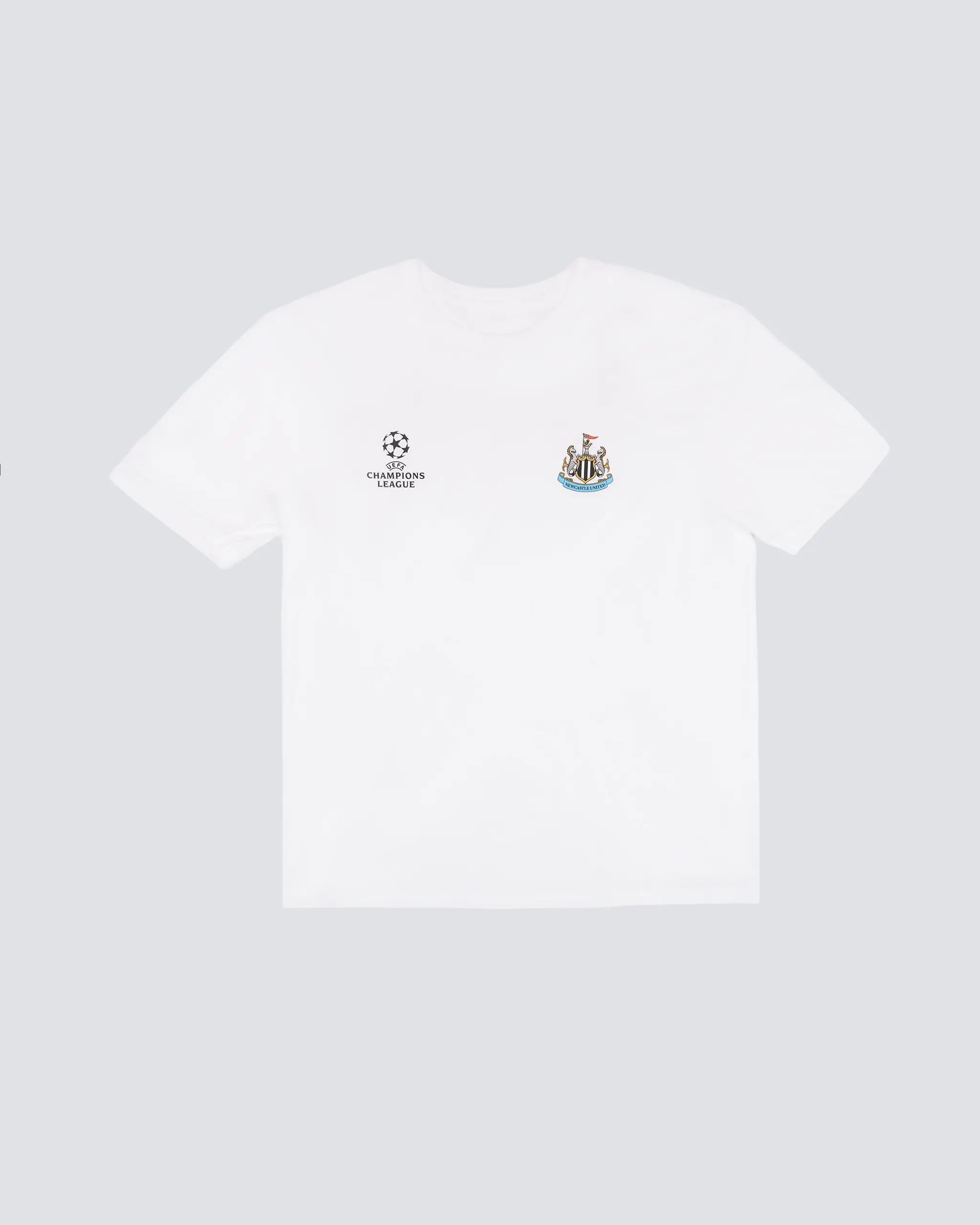 Newcastle United Champions League 25/26 White T-Shirt