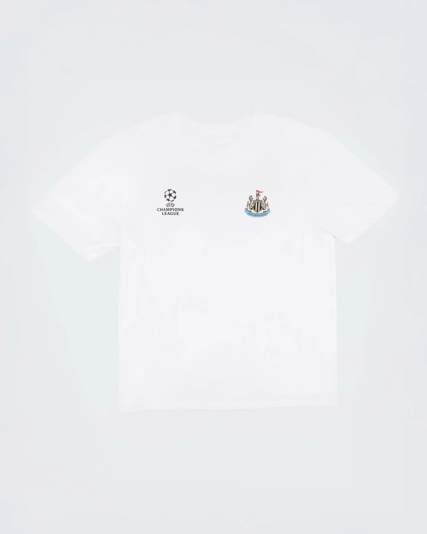 Newcastle United Champions League 25/26 White T-Shirt