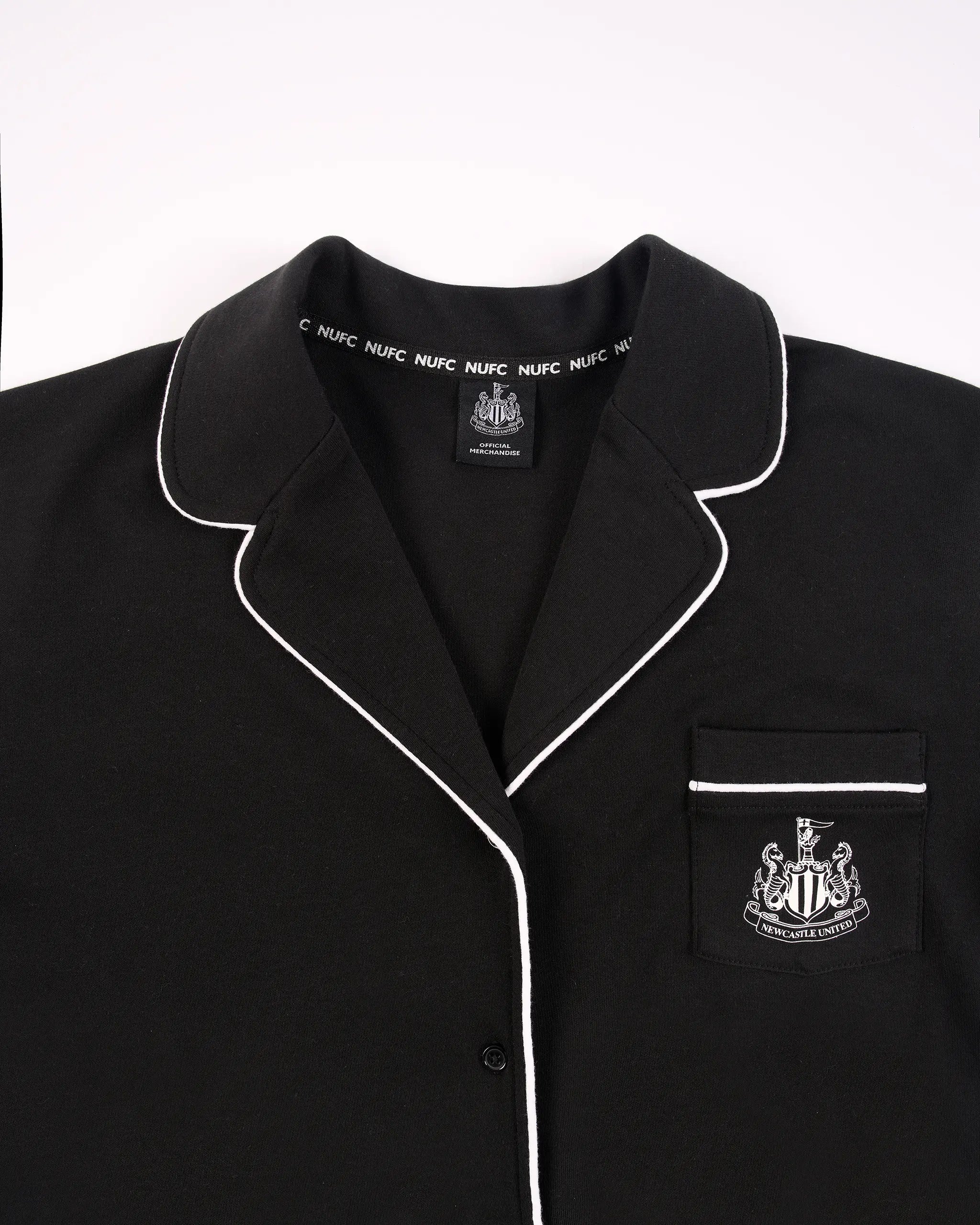 Newcastle United Women's Black Wide Leg Pyjama Set