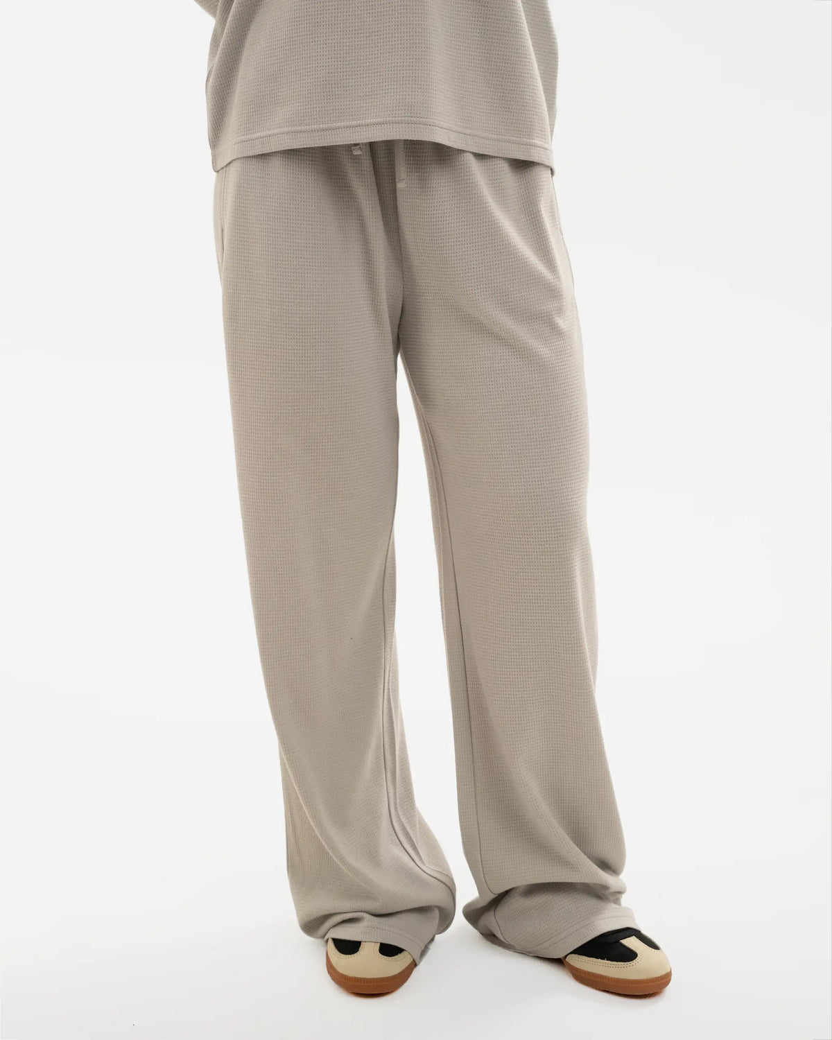 Newcastle United Women's Grey Waffle Long Pyjama Set