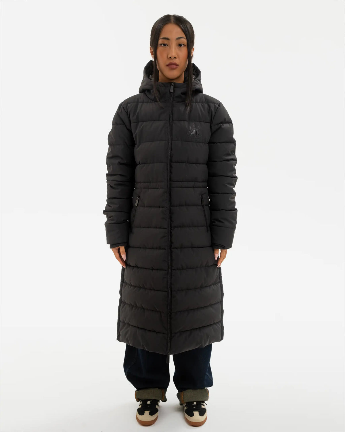 Newcastle United Women's Long Puffer Jacket