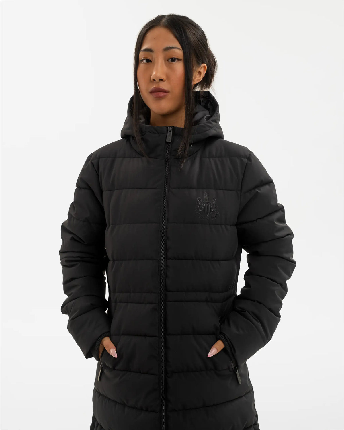 Newcastle United Women's Long Puffer Jacket