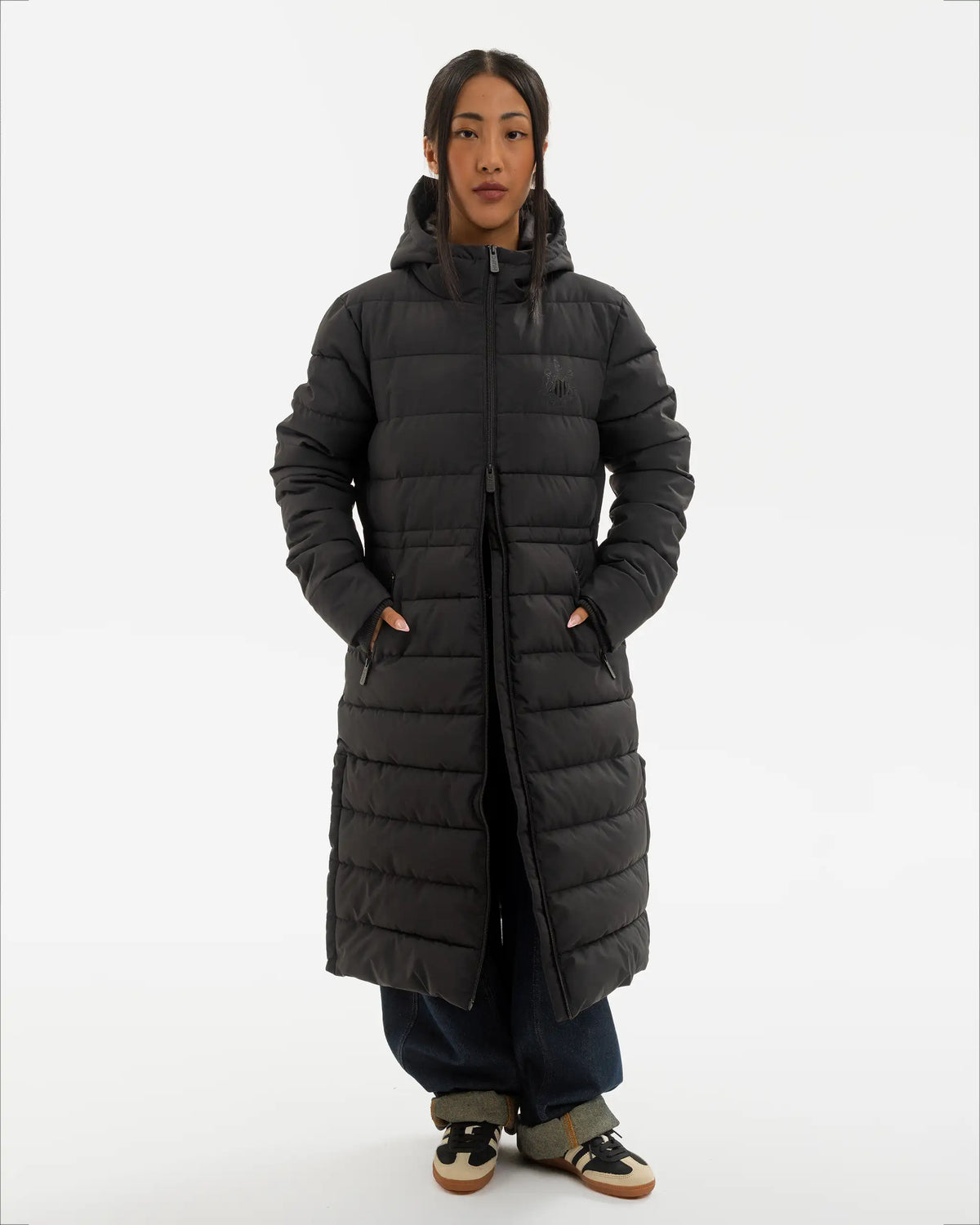 Newcastle United Women's Long Puffer Jacket