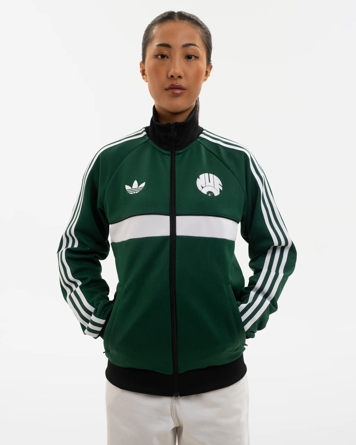 Newcastle United adidas Originals Dark Green Zip Up Track Top