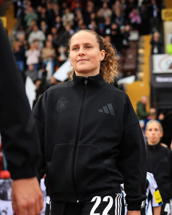 Newcastle United adidas Women's Black Walk Out Jacket