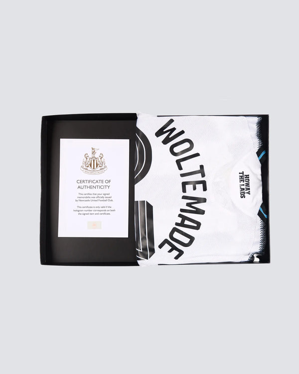 Newcastle United WOLTEMADE 25/26 Boxed Signed Home Shirt